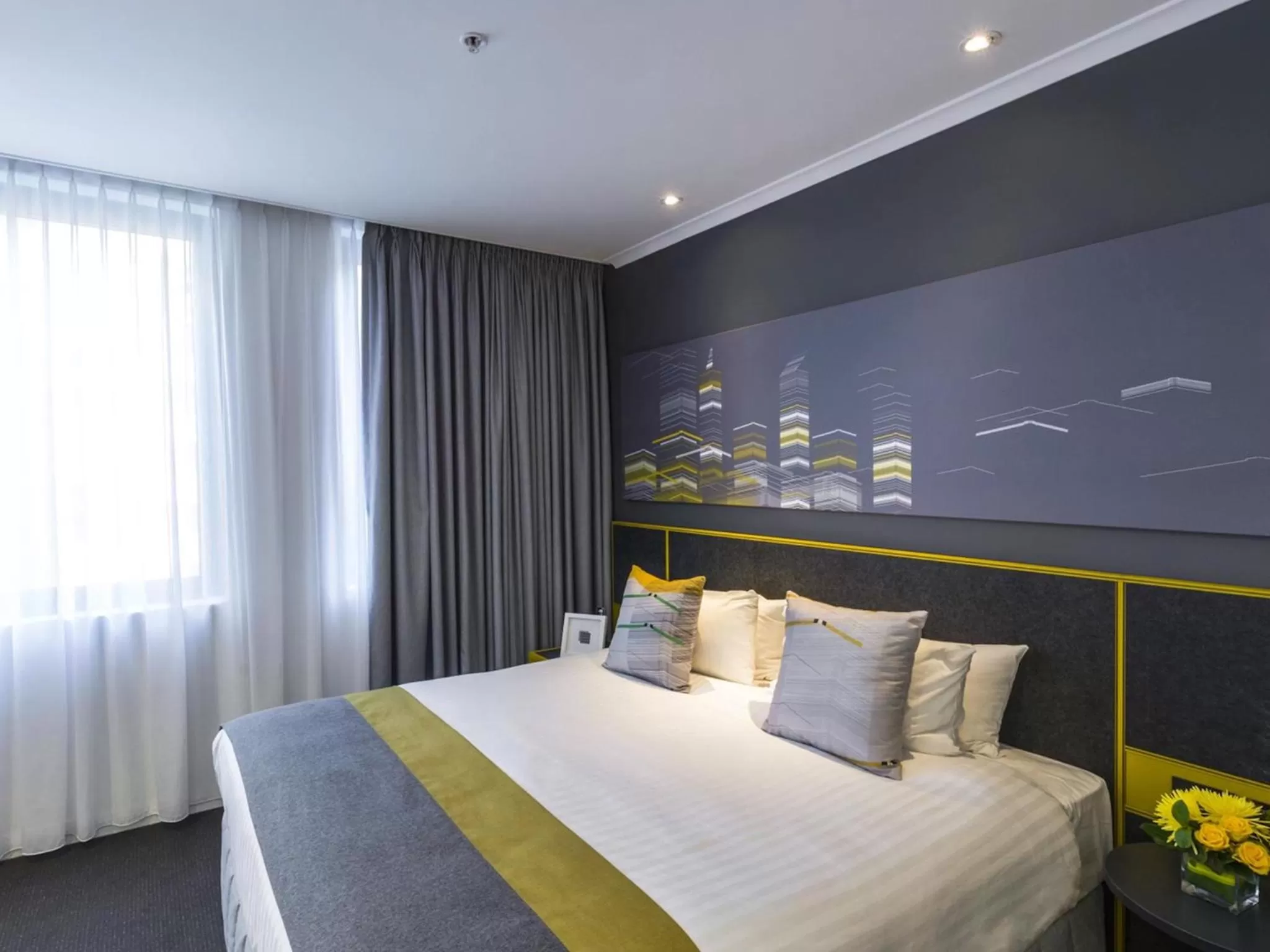 Bedroom, Bed in Citadines St Georges Terrace Perth