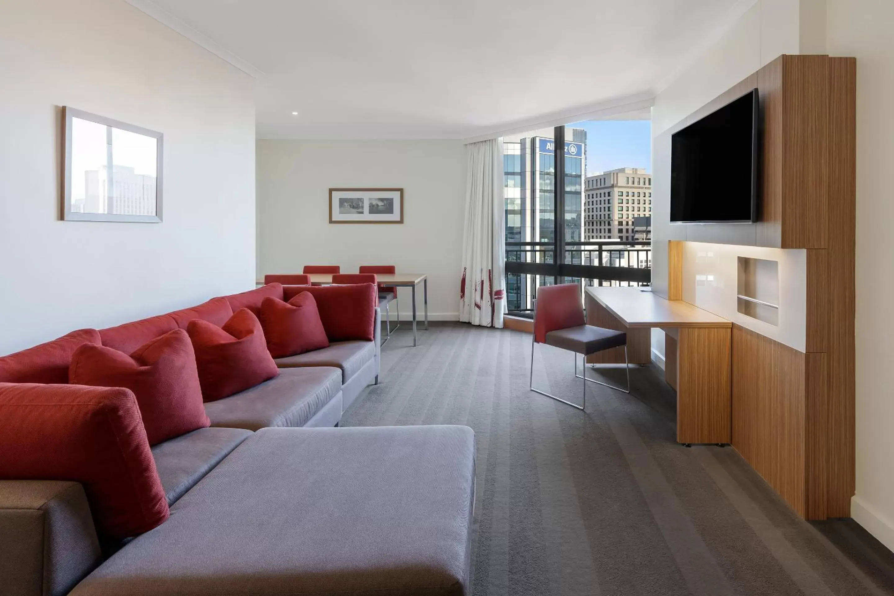 Living room, Seating Area in Amora Hotel Brisbane