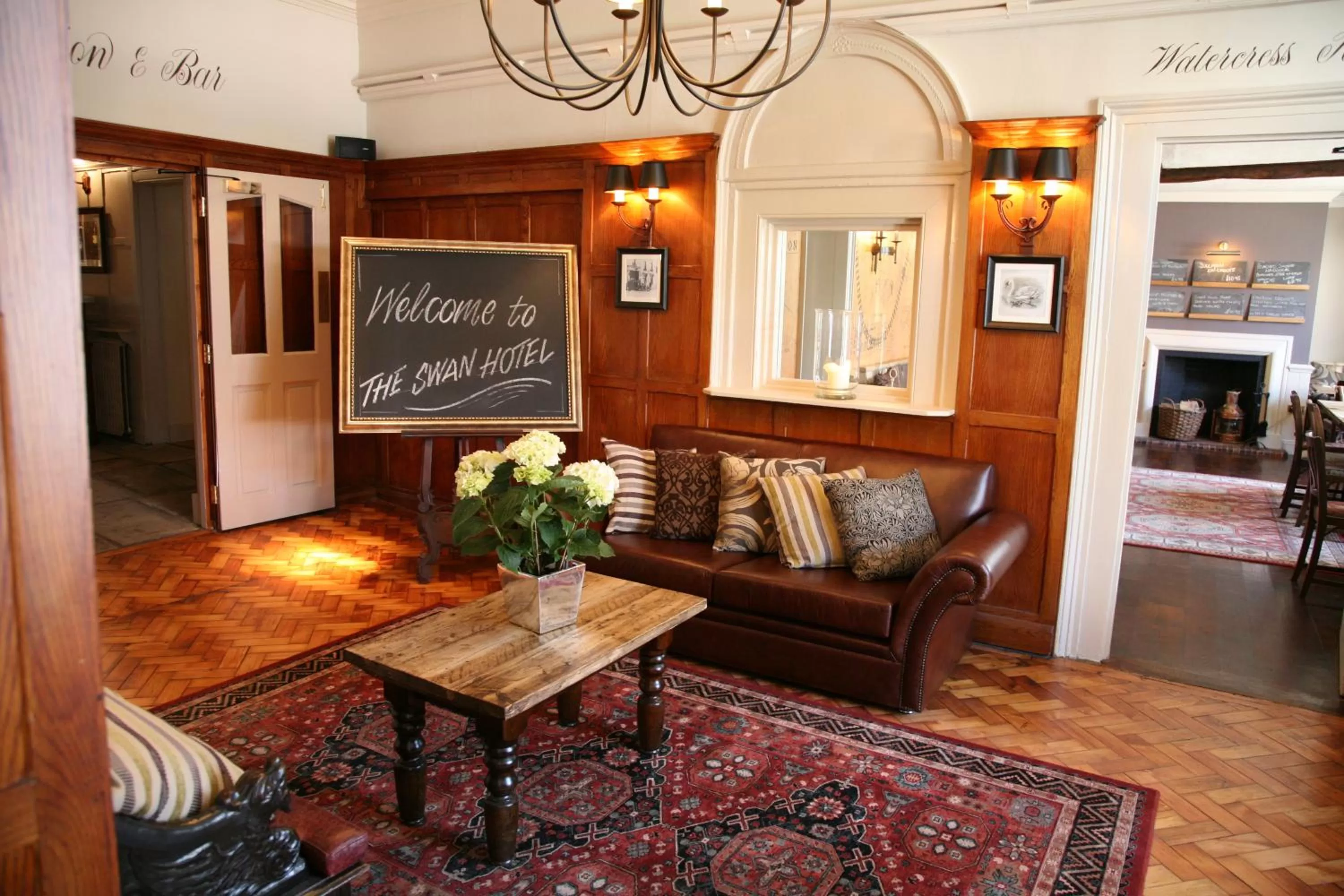 Lobby or reception in The Swan Hotel, Alresford