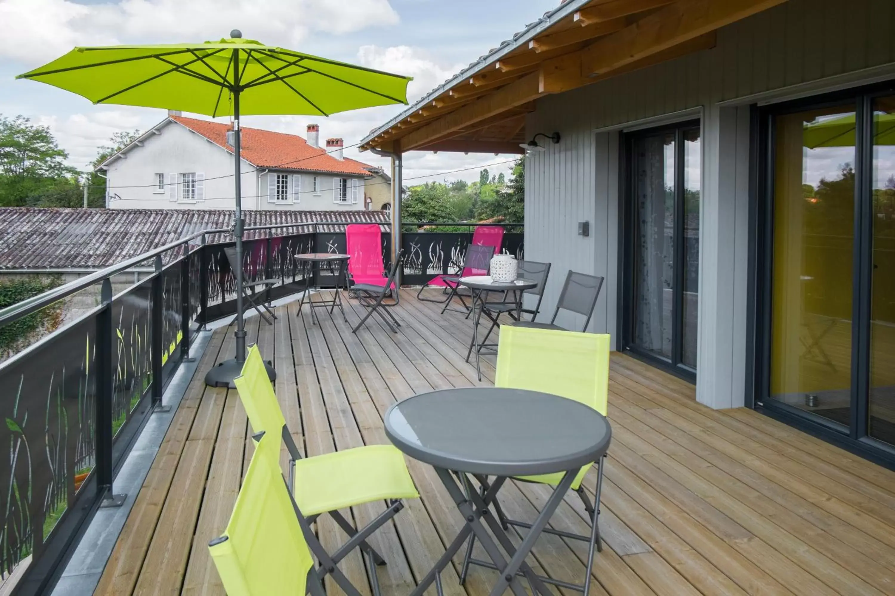 Balcony/Terrace in Homgaïa chambres d'hôtes