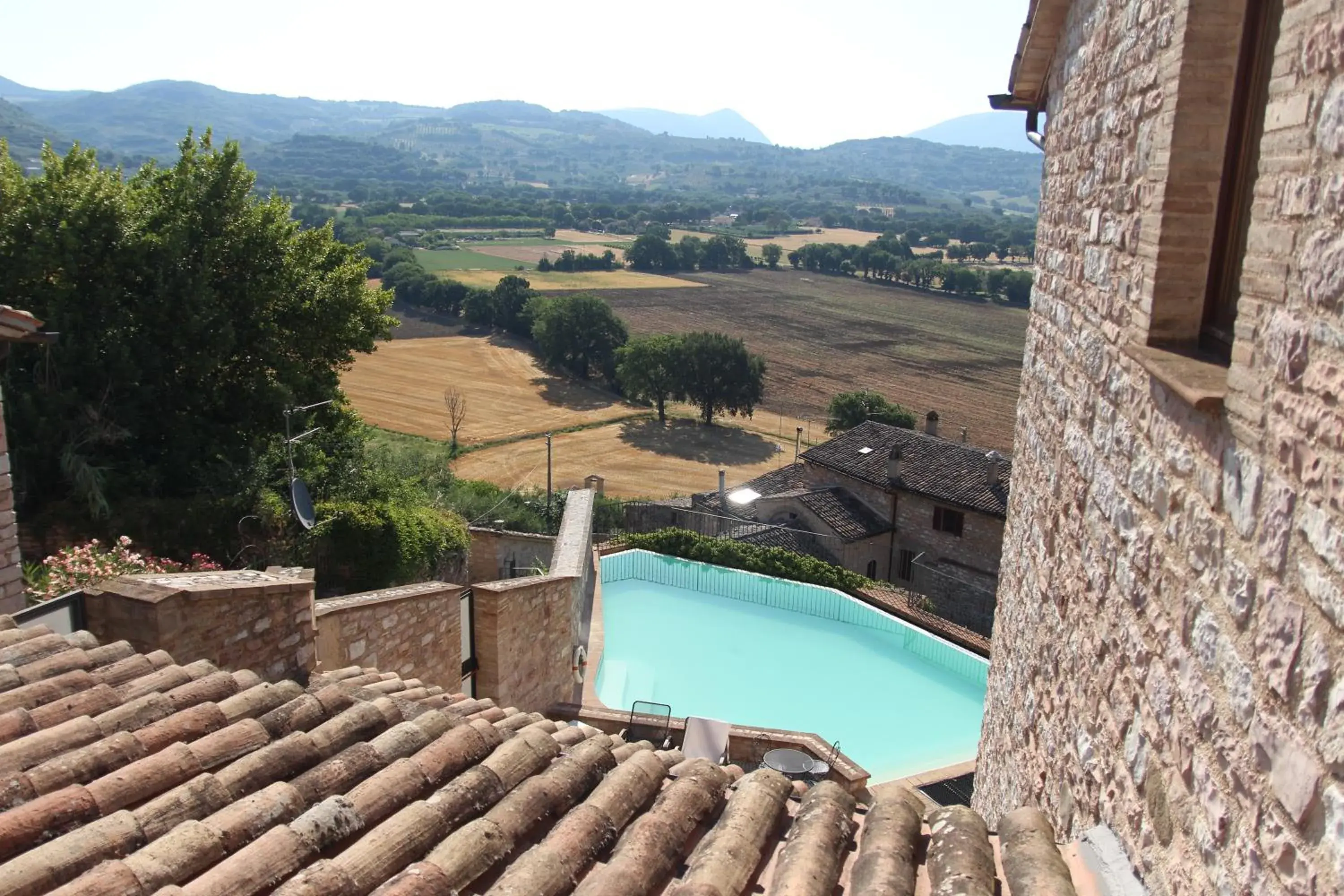 View (from property/room), Pool View in La Bastiglia