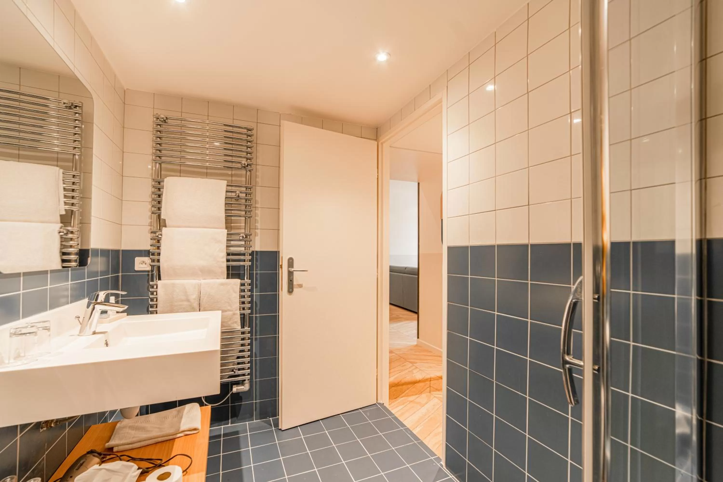 Shower in Hôtel du Palais de l'Isle