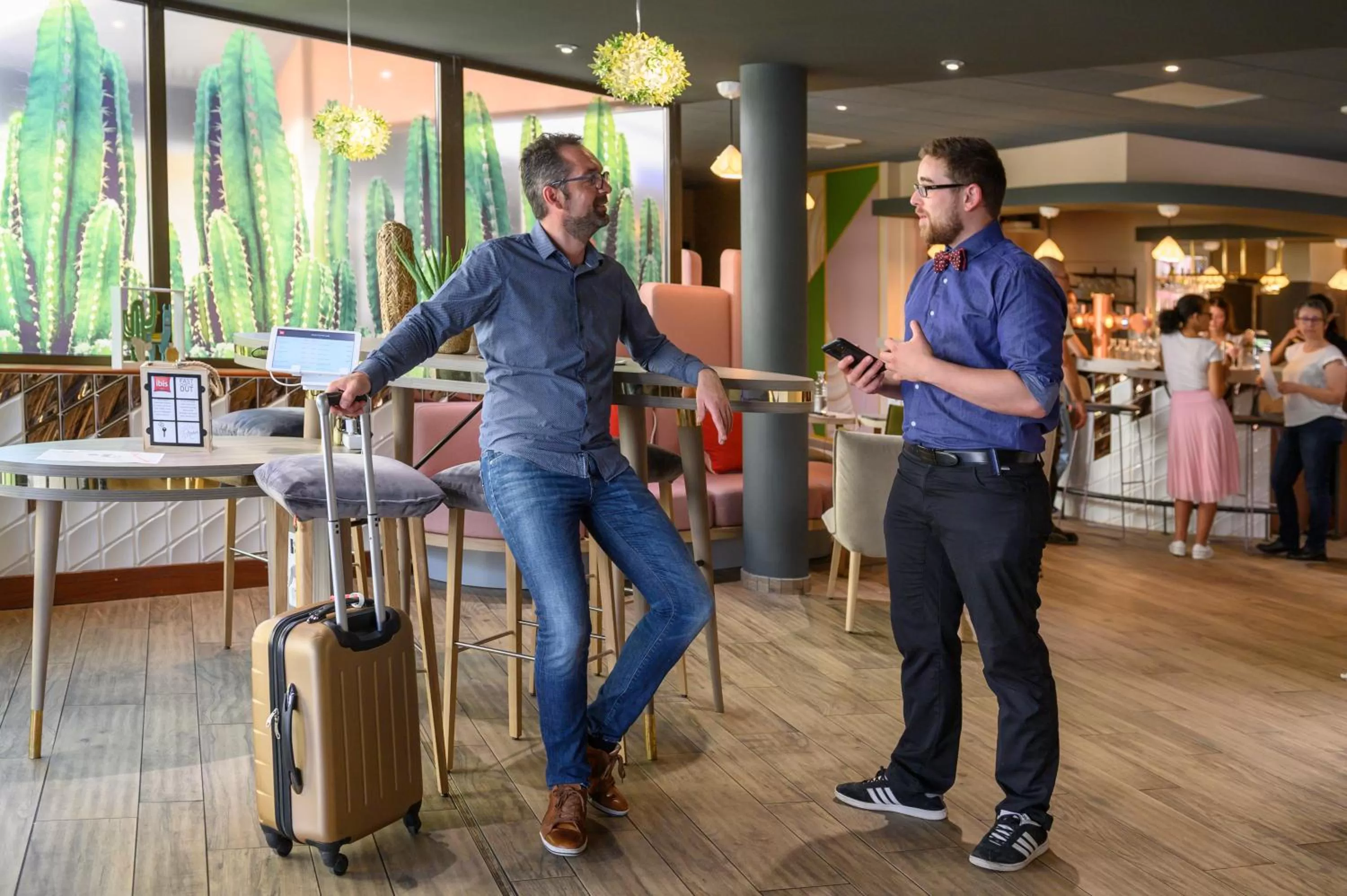Lobby or reception in ibis Tours Centre Gare