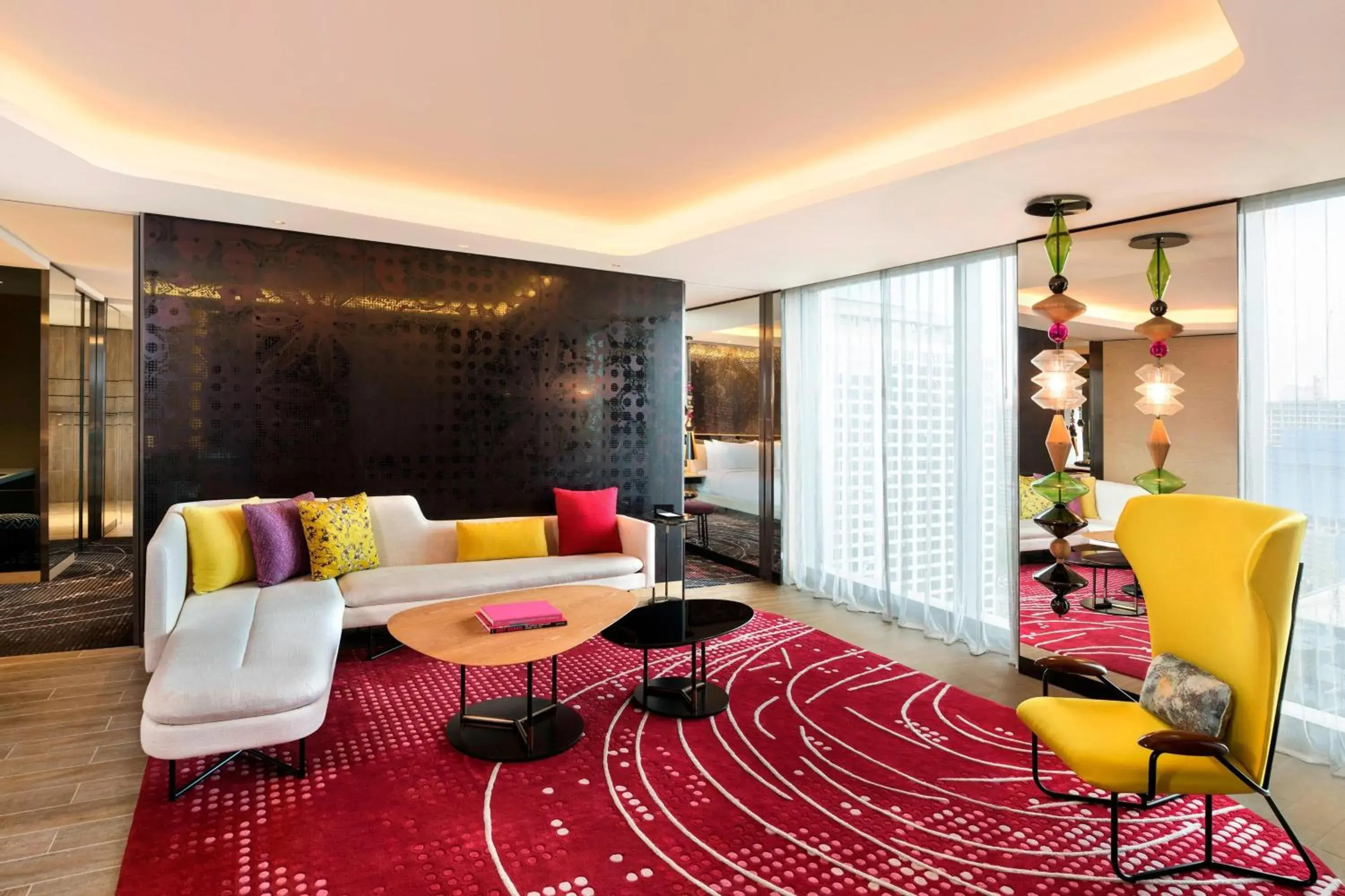 Living room, Seating Area in W Kuala Lumpur Hotel