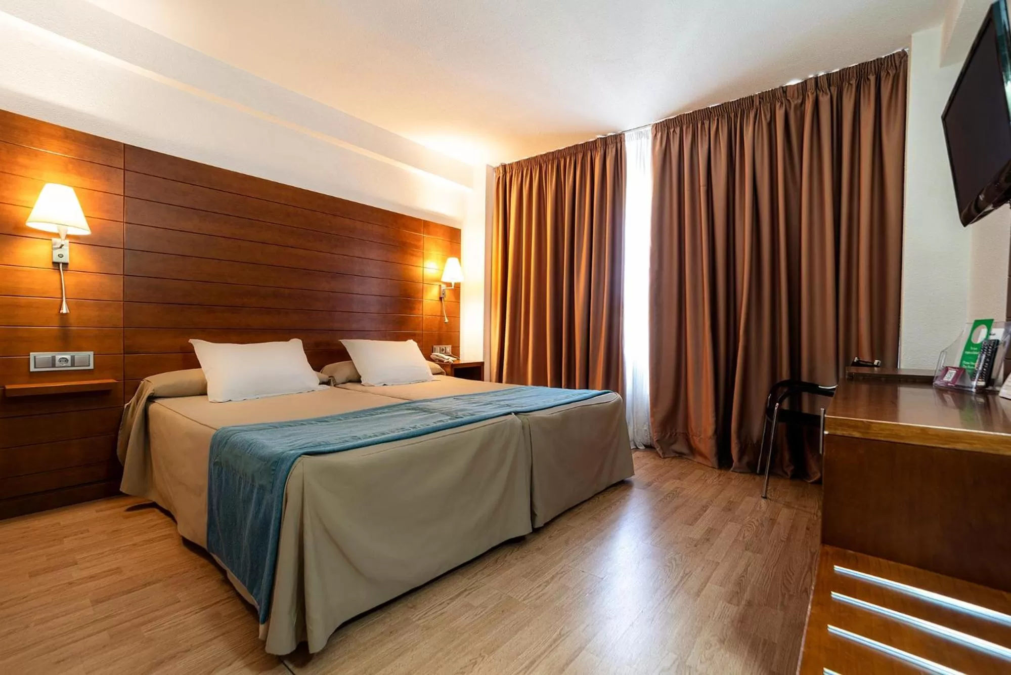 Bed in Hotel Corregidor