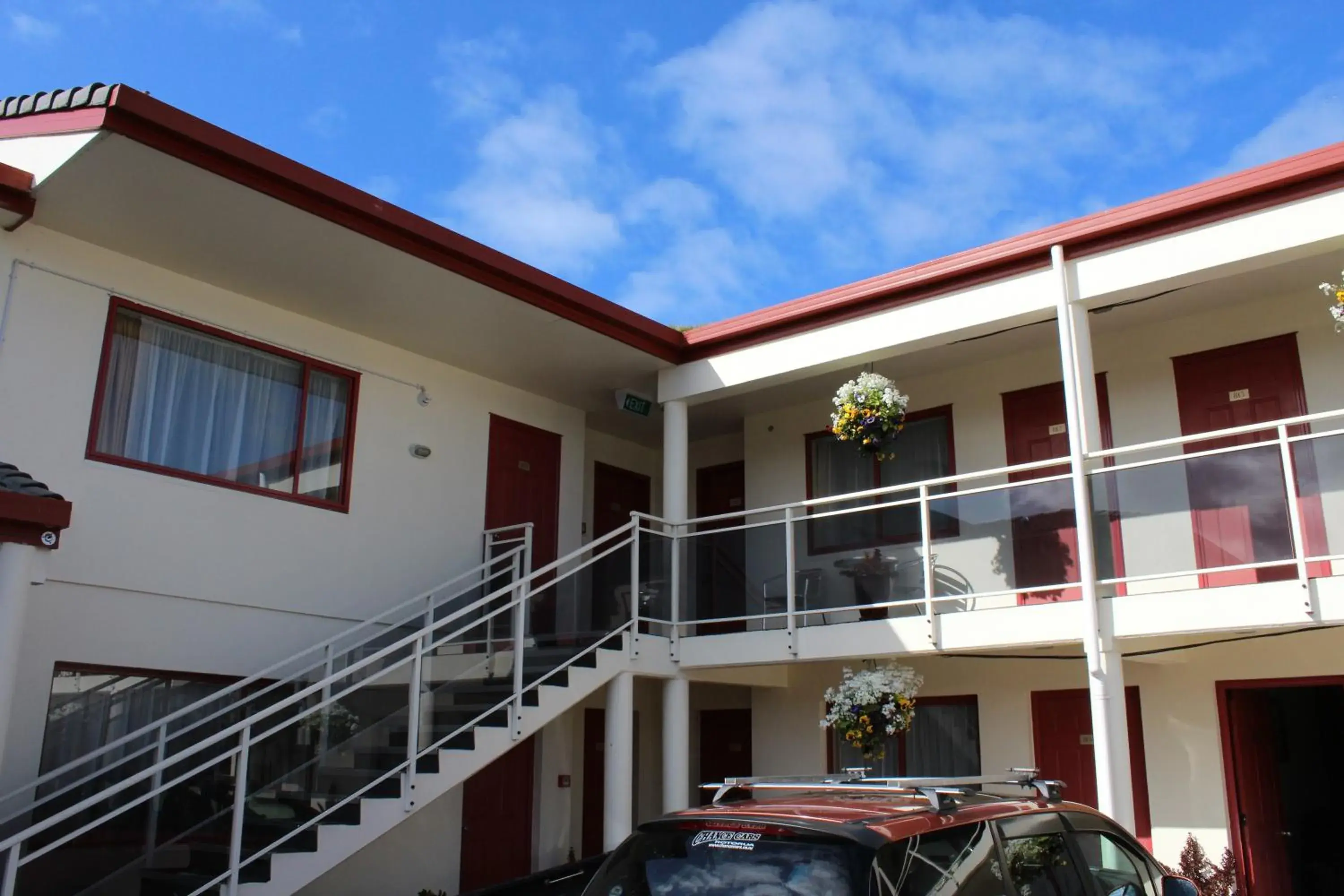 Facade/entrance, Property Building in BK's Rotorua Motor Lodge