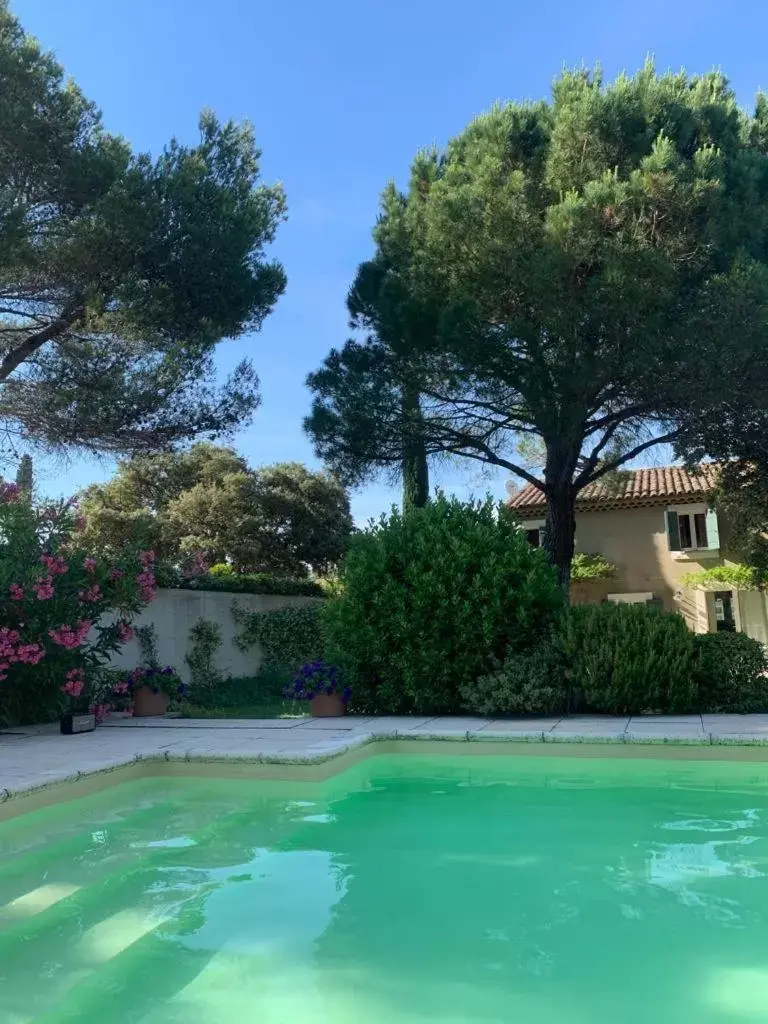 Pool view, Swimming Pool in Maison Les Chênes