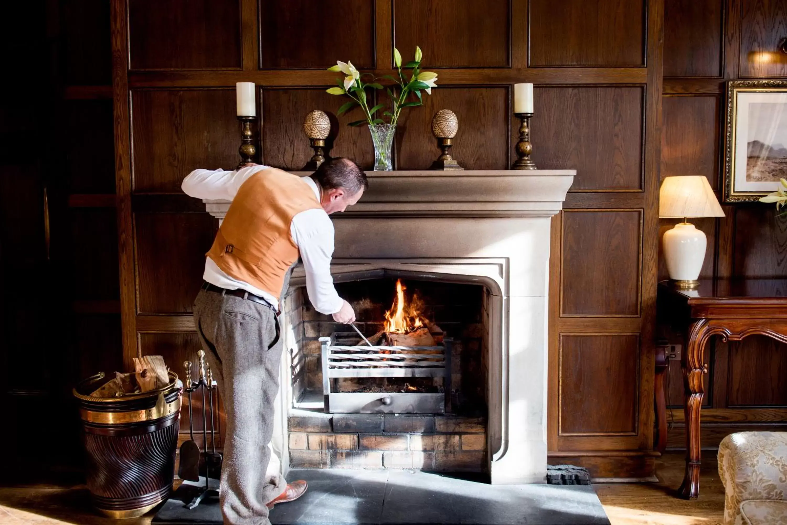 Lobby or reception in Lough Eske Castle