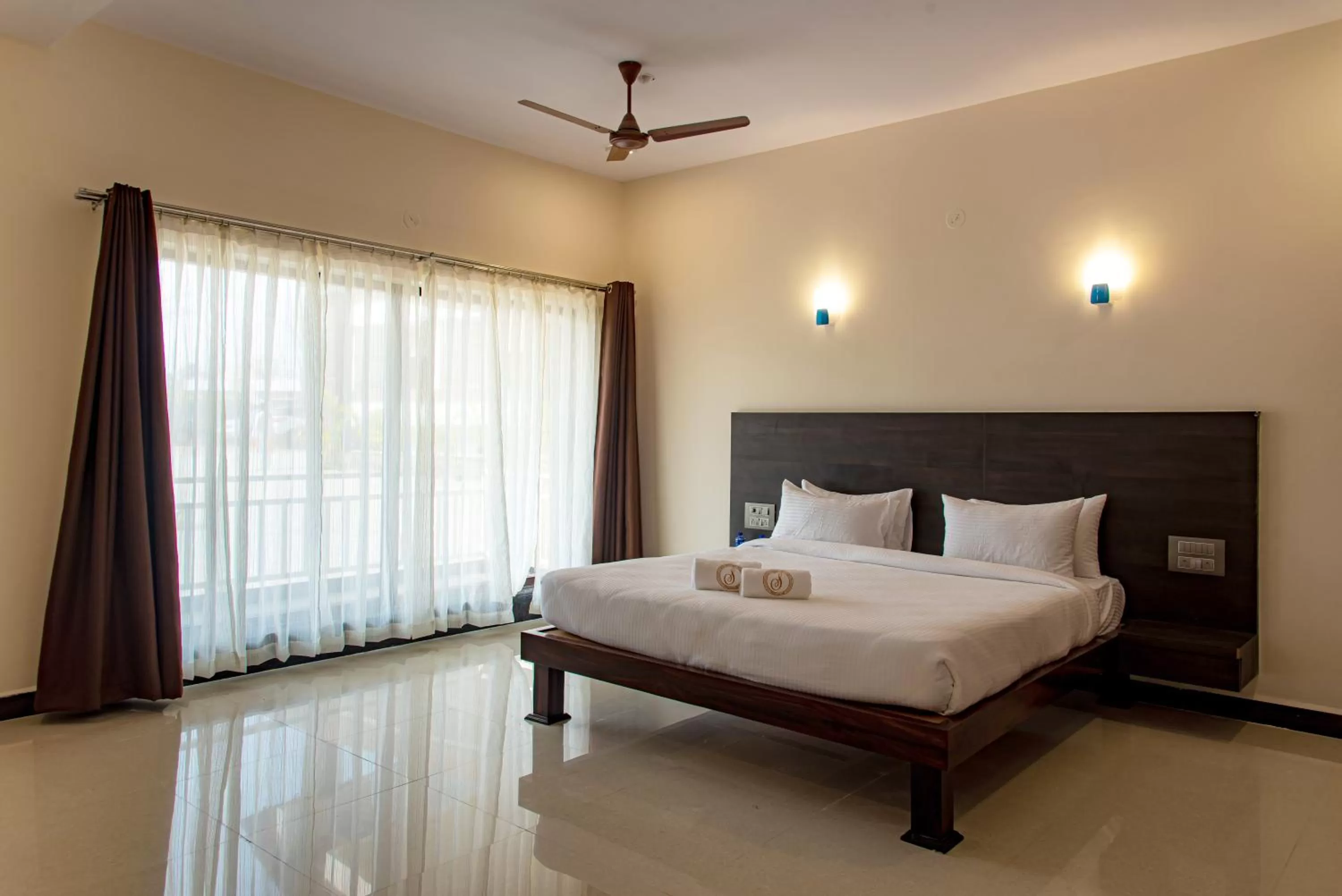 Bed in Shreeyog Resort Dandeli