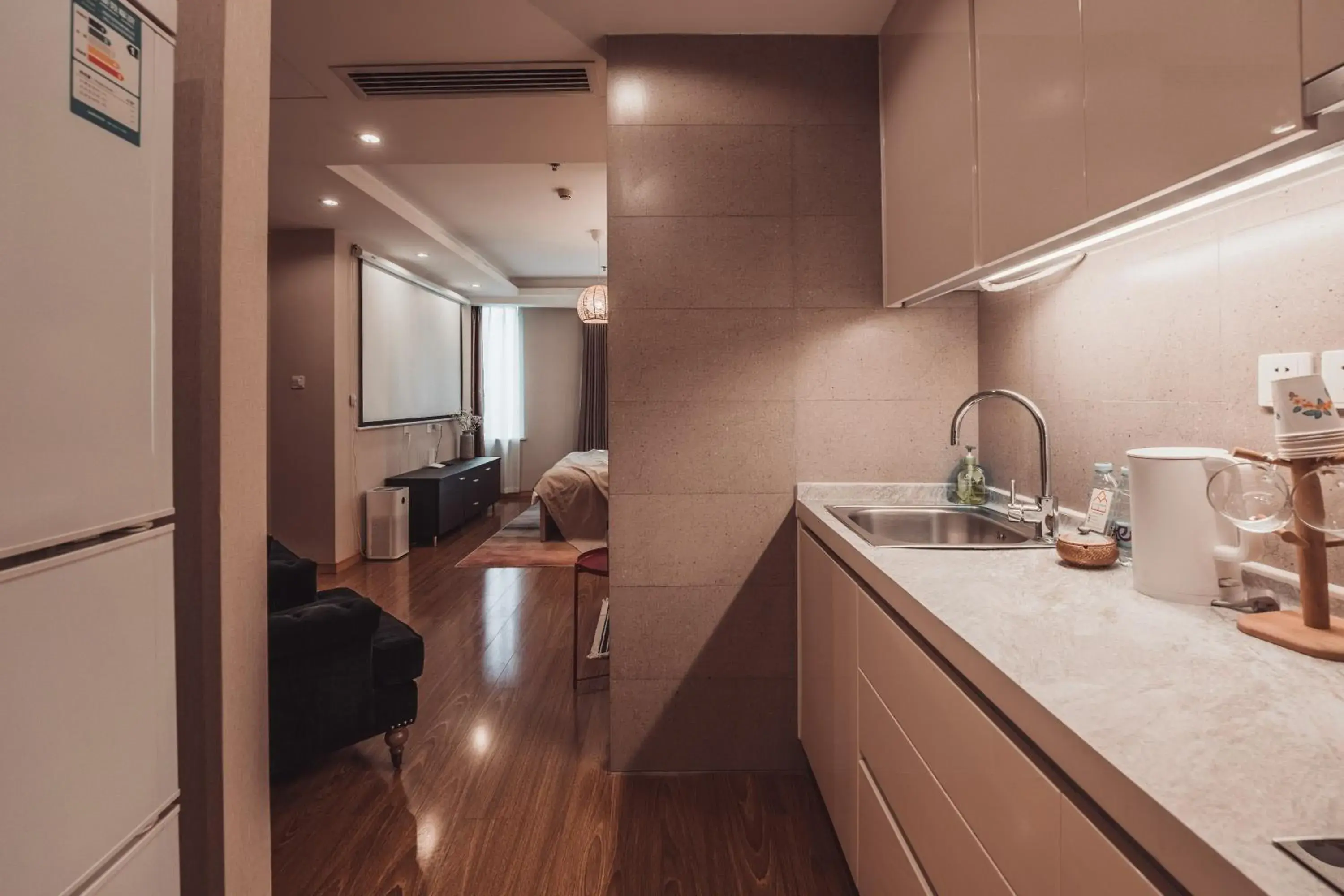 Kitchen/Kitchenette in Tianjin G'apartment - Five Great Avenues