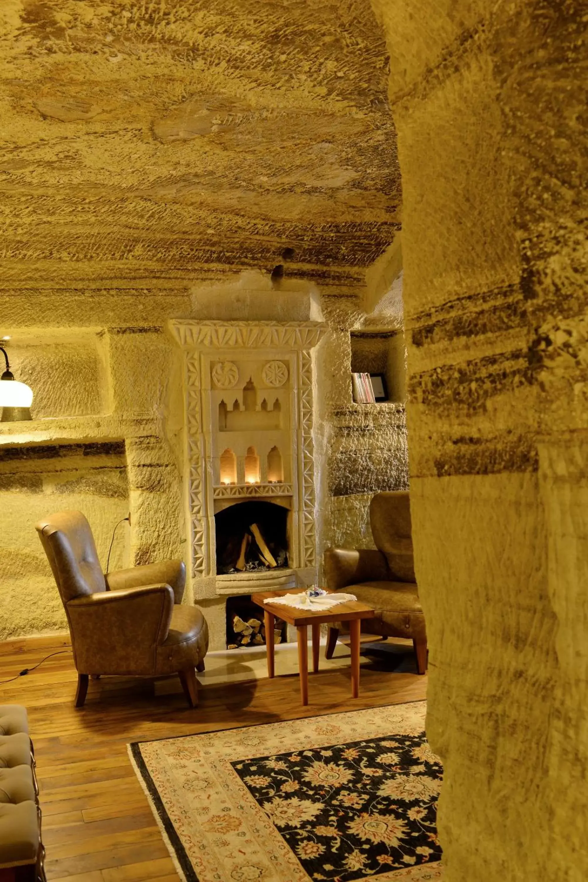 Decorative detail in Terra Cave Hotel