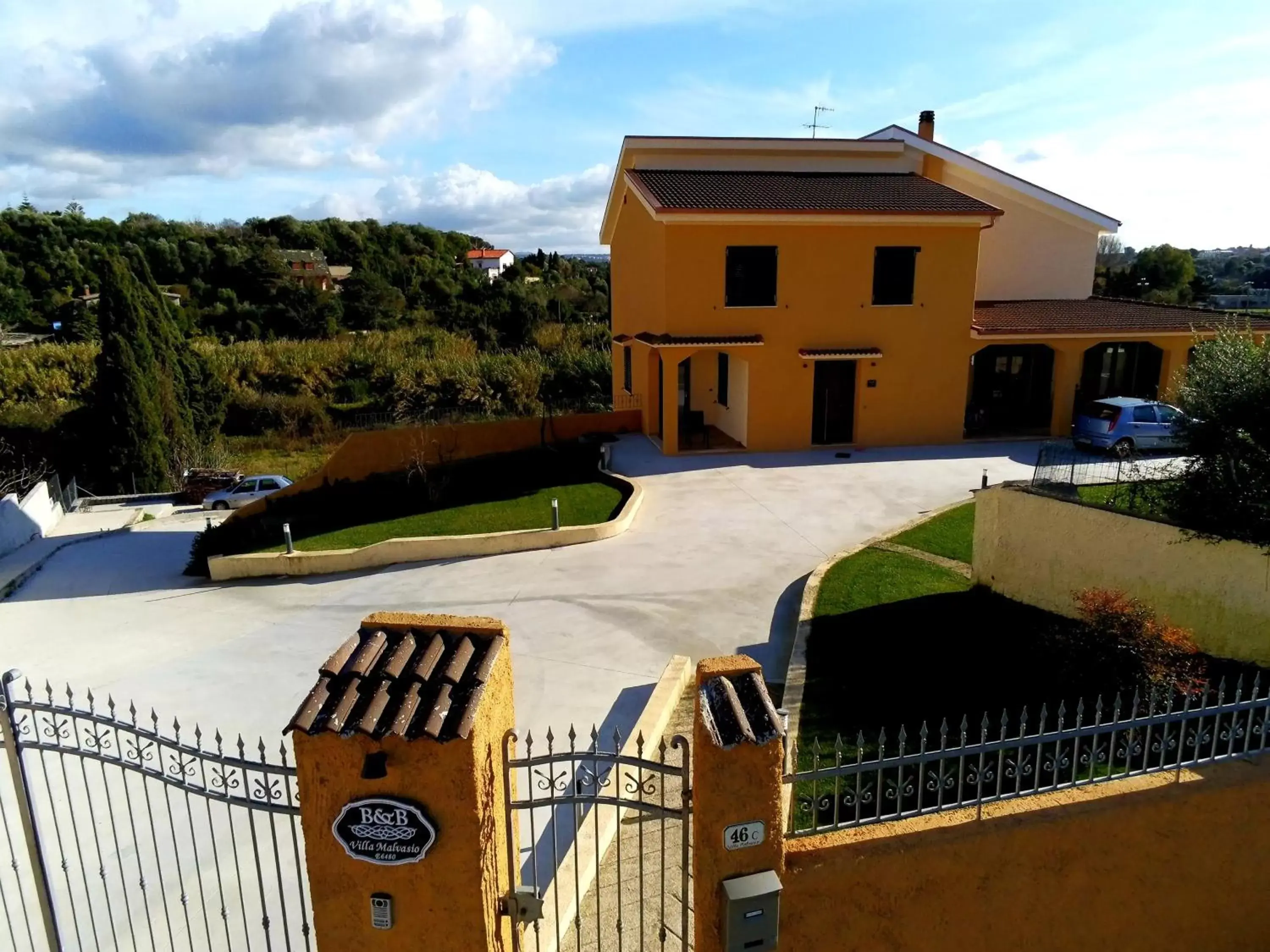 Property building in Villa Malvasio refined b&b