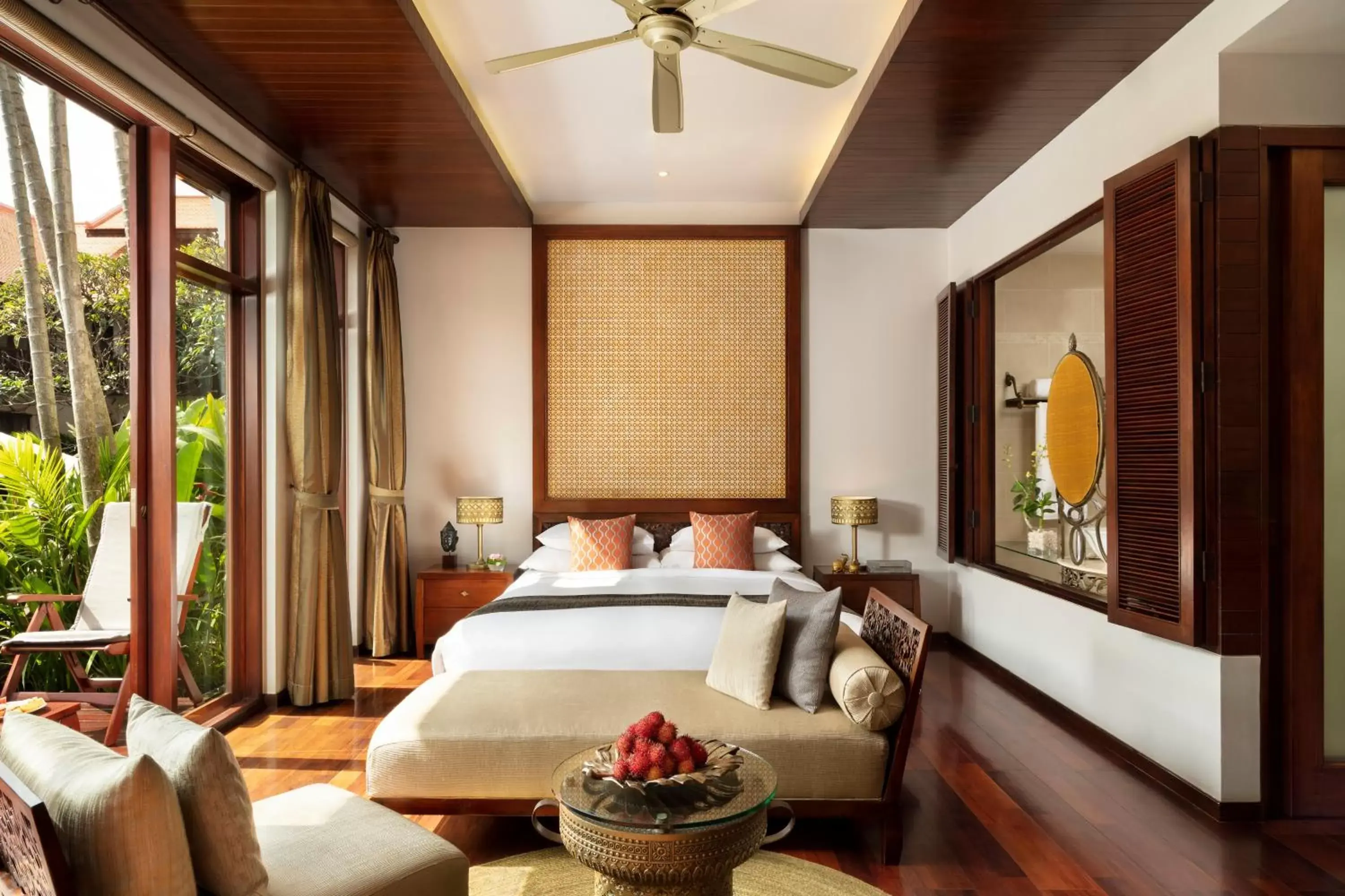 Photo of the whole room, Bed in Anantara Angkor Resort