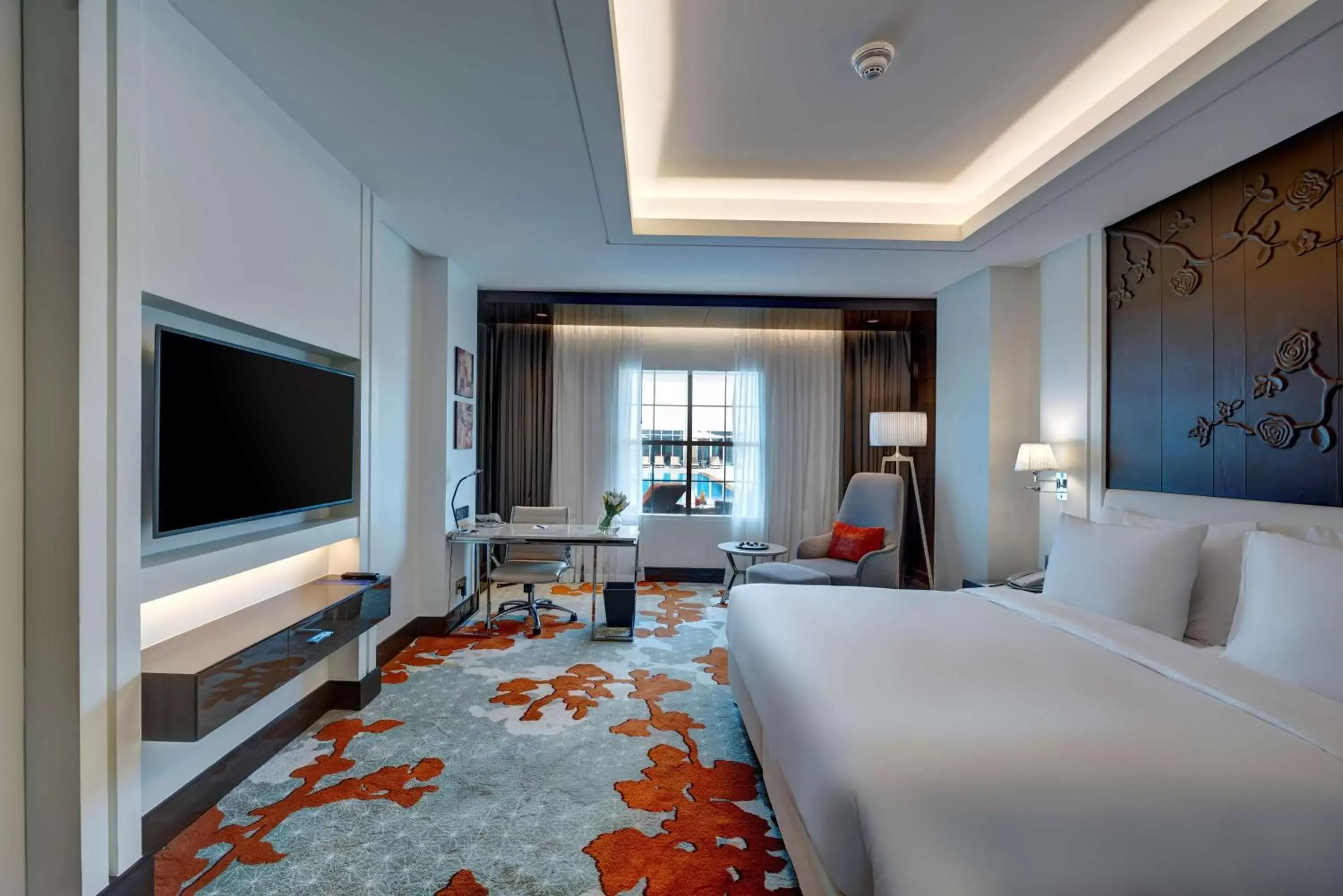 View (from property/room), Bed in Radisson Blu Hotel, Ajman View (from property/room), Bed in Radisson Blu Hotel, Ajman