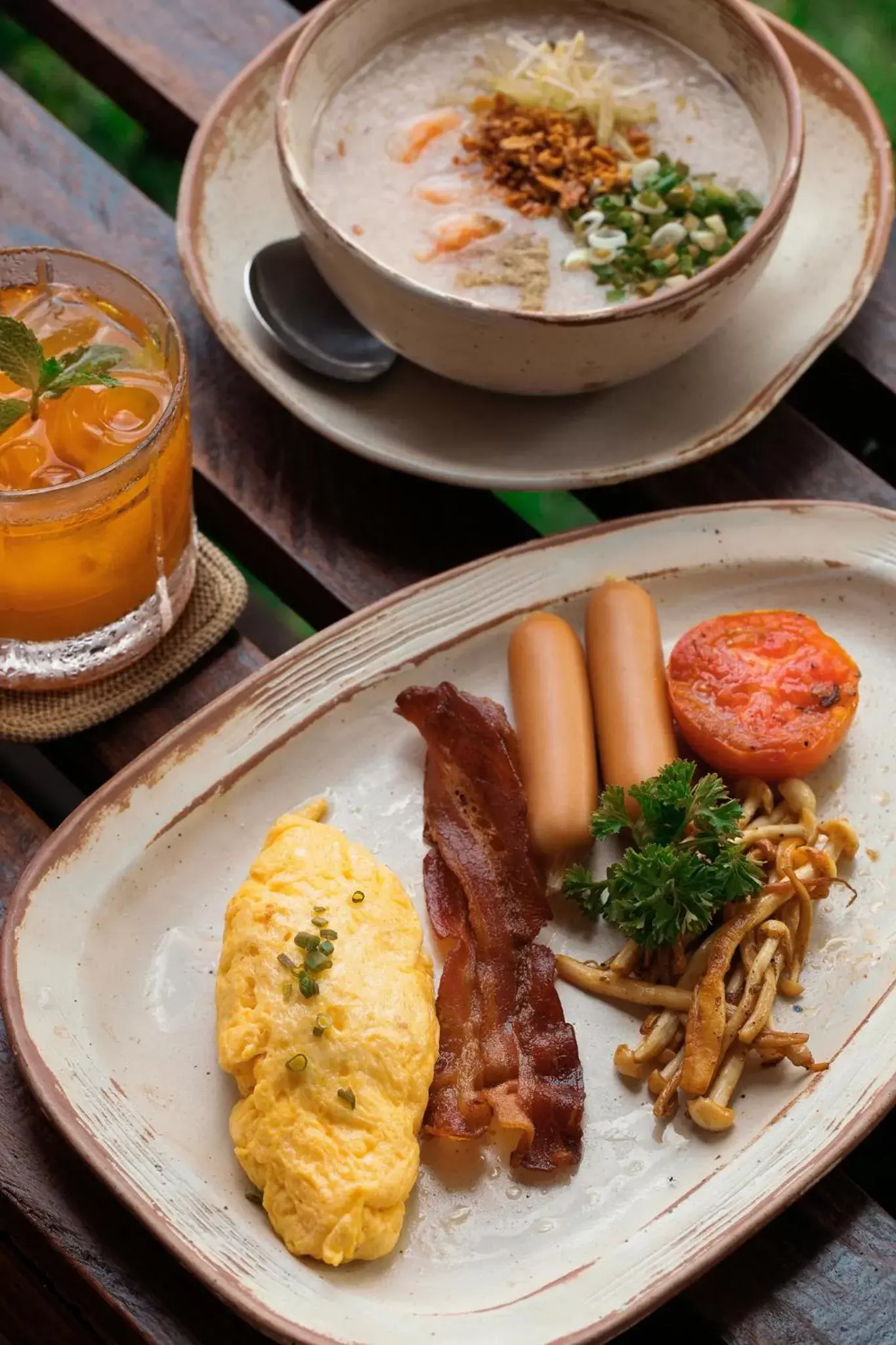 Breakfast in Kachonghills Tented Resort Trang Breakfast in Kachonghills Tented Resort Trang