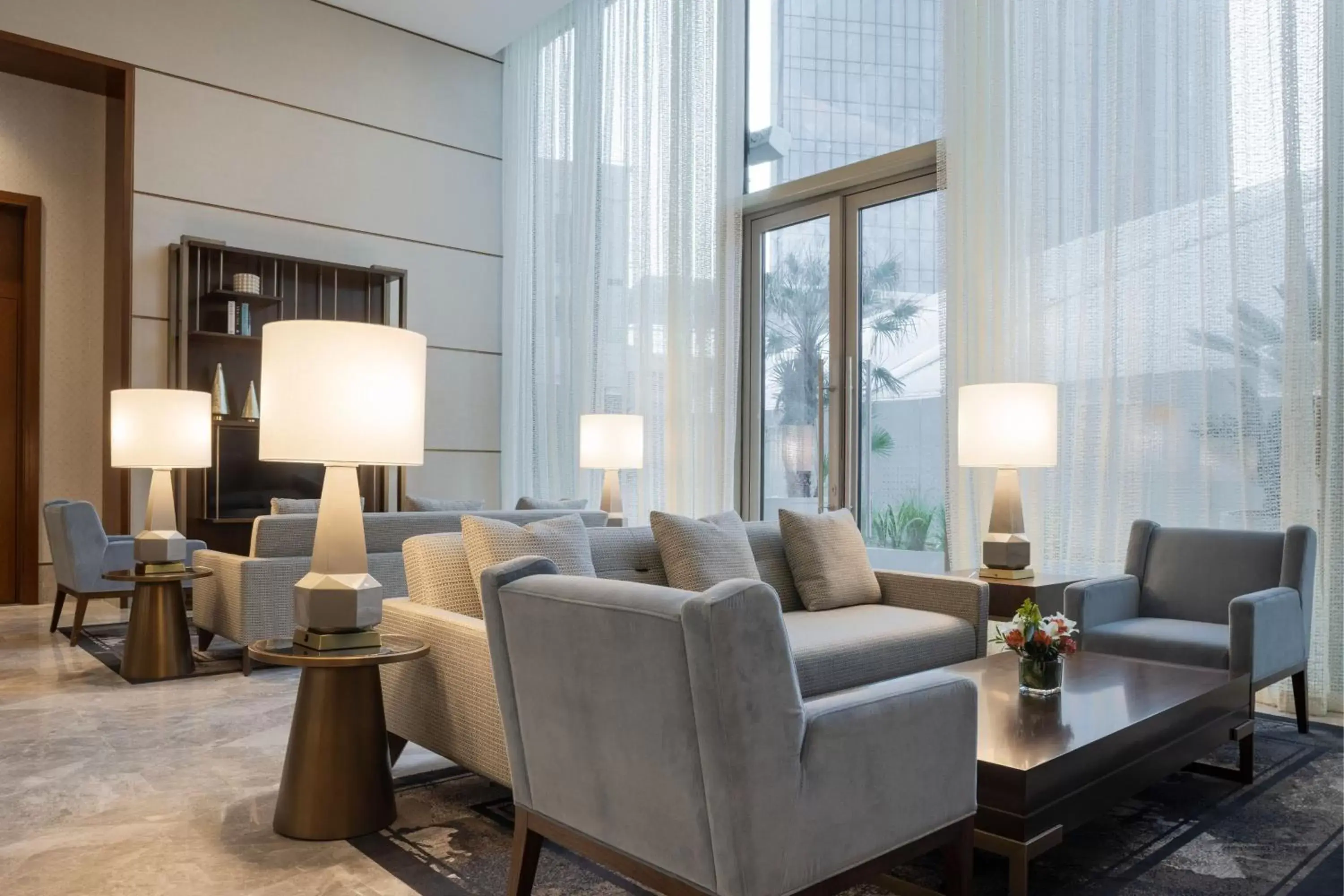 Lobby or reception, Seating Area in Marriott Executive Apartments Kuwait City