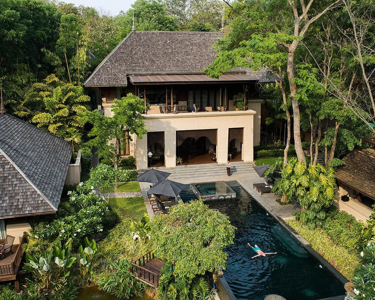 Bird's eye view in Four Seasons Resort Chiang Mai