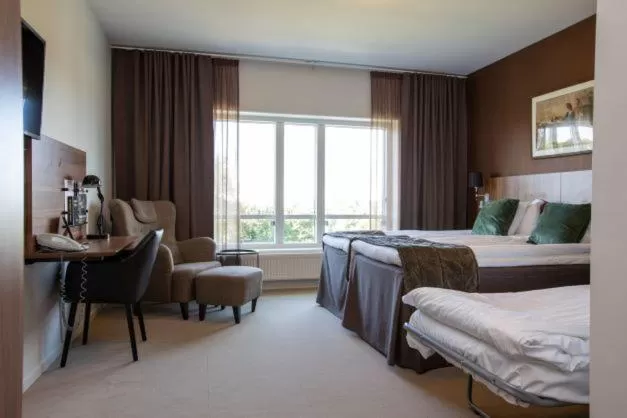 Bed in Skara Konsthotell