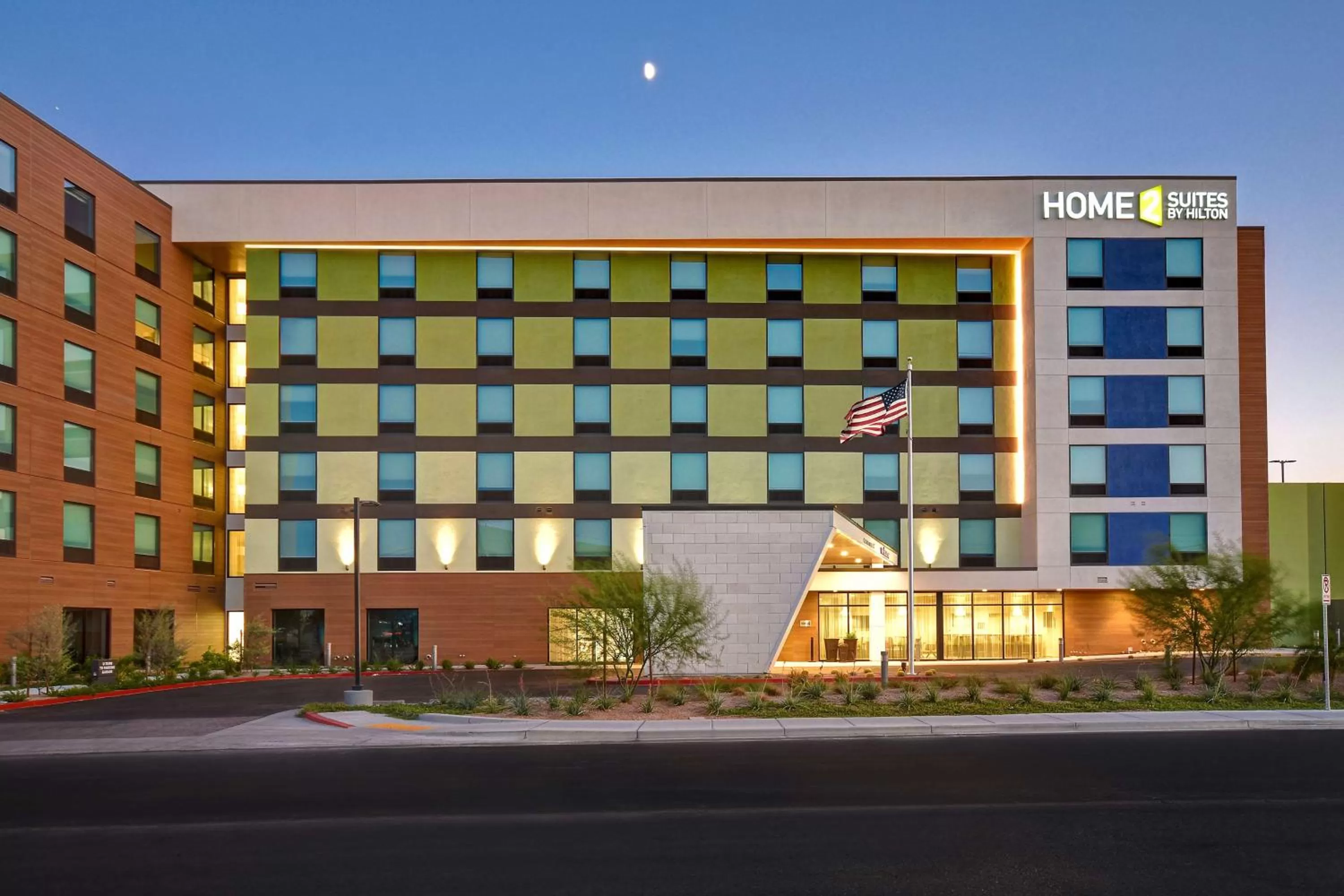 Property building in Home2 Suites by Hilton Las Vegas Convention Center - No Resort Fee