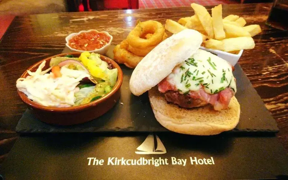 Restaurant/places to eat, Food in The Kirkcudbright Bay Hotel