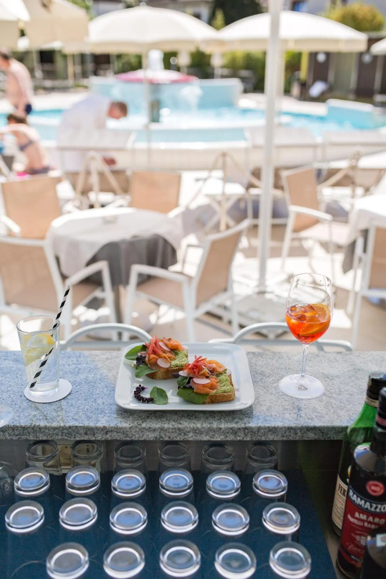 Swimming pool in Hotel Savoy