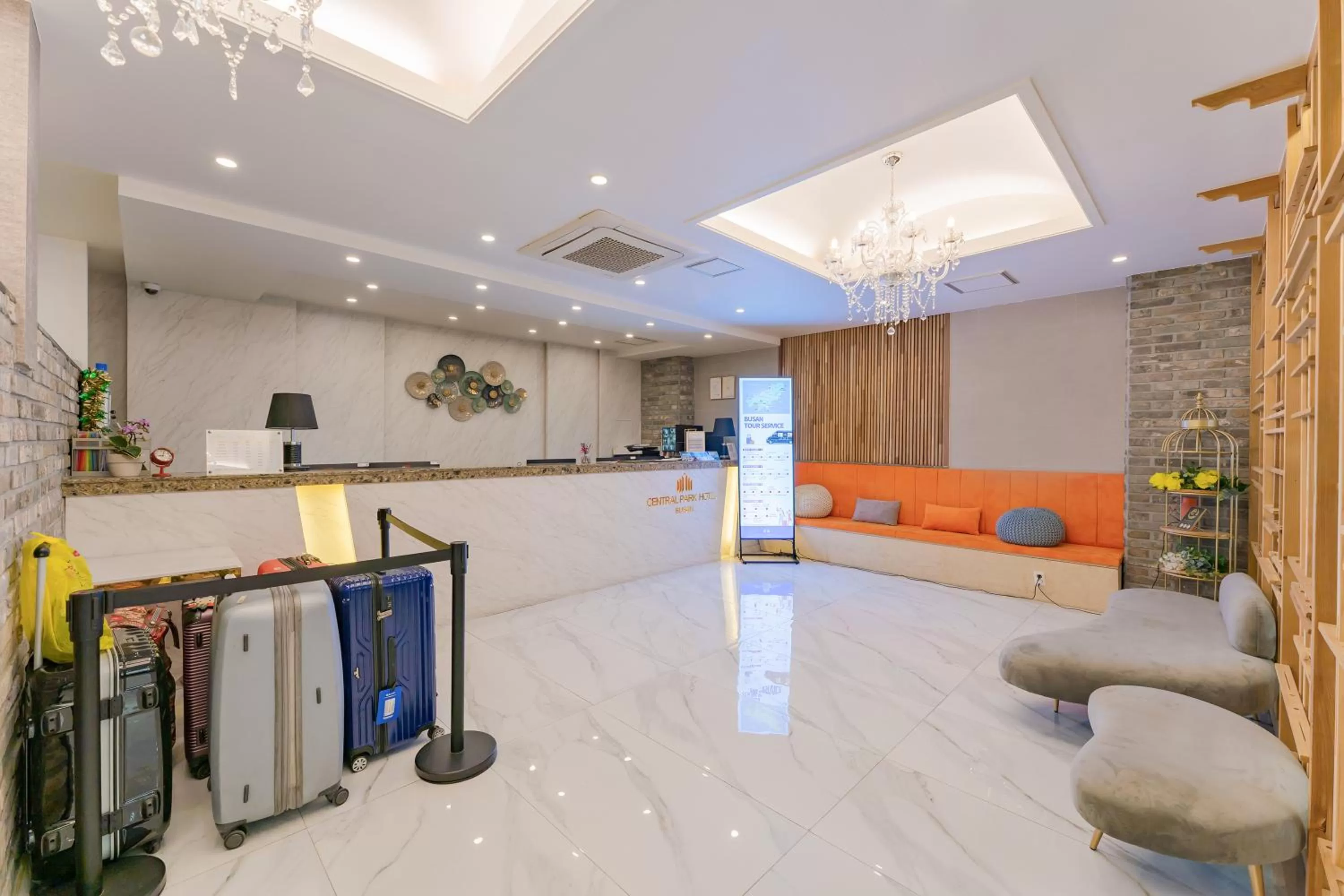 Lobby or reception in Central Park Hotel Busan