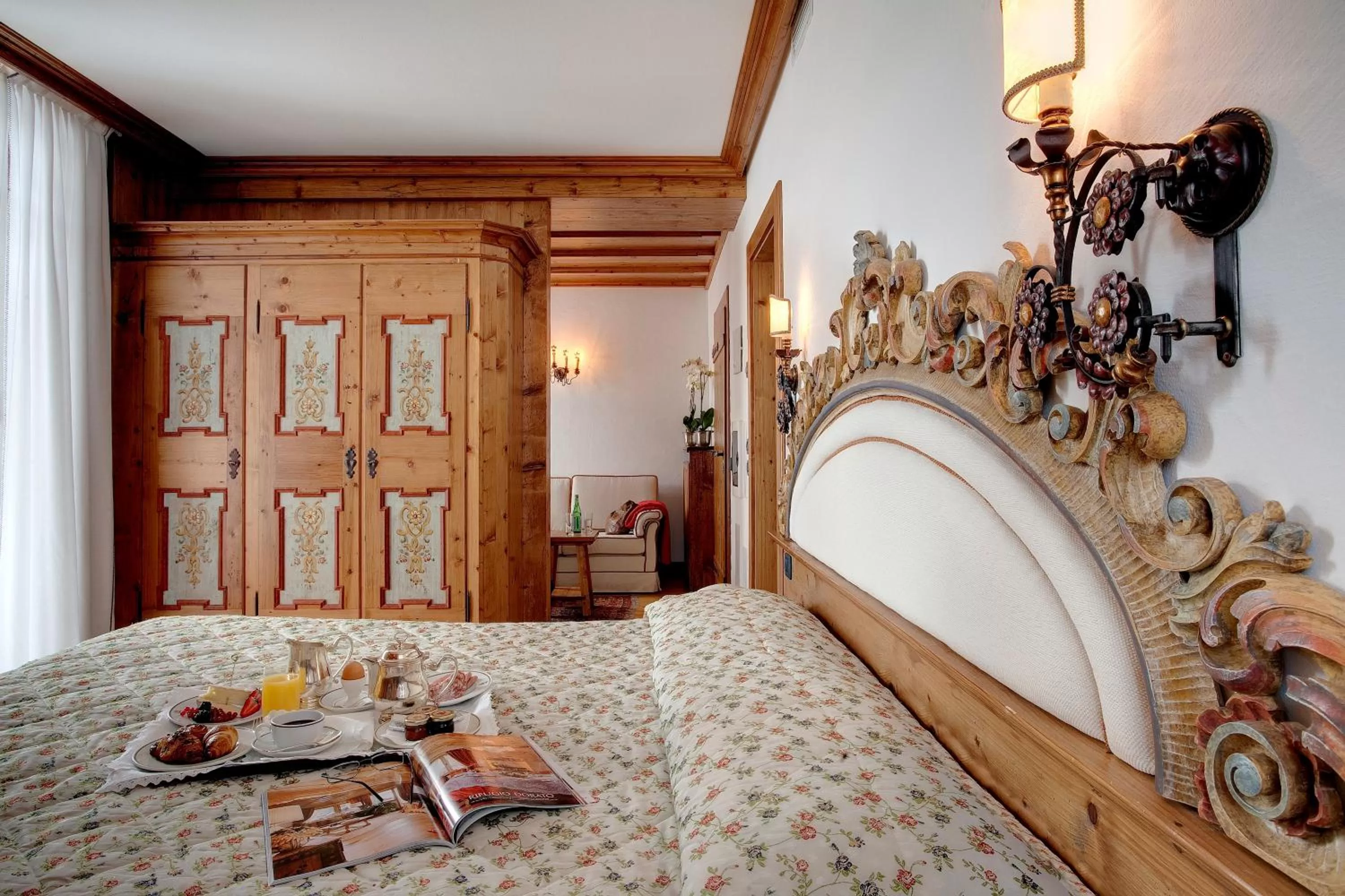 Bed in Hotel Cortina