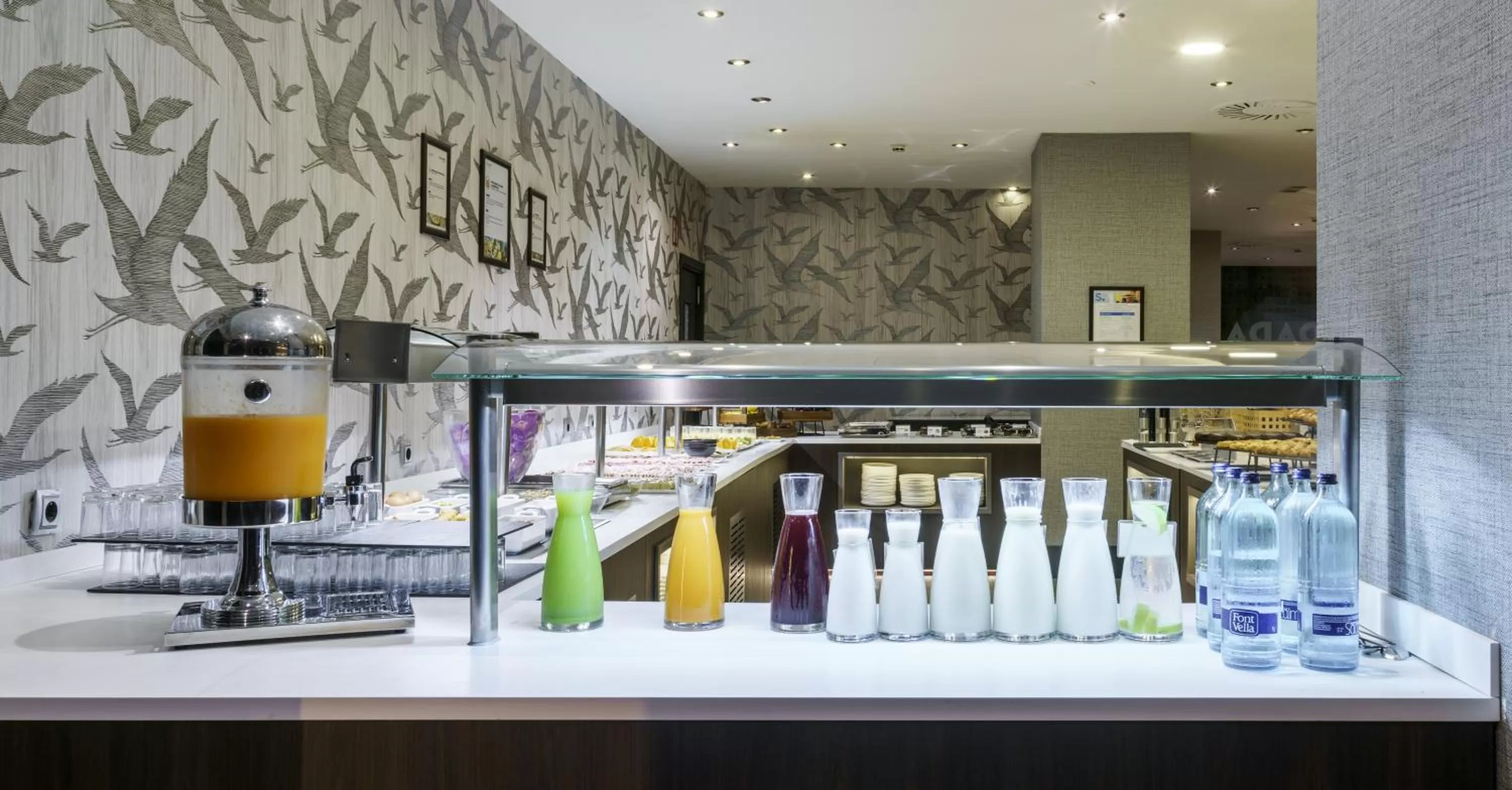 Buffet breakfast in Hotel Ilunion Bilbao