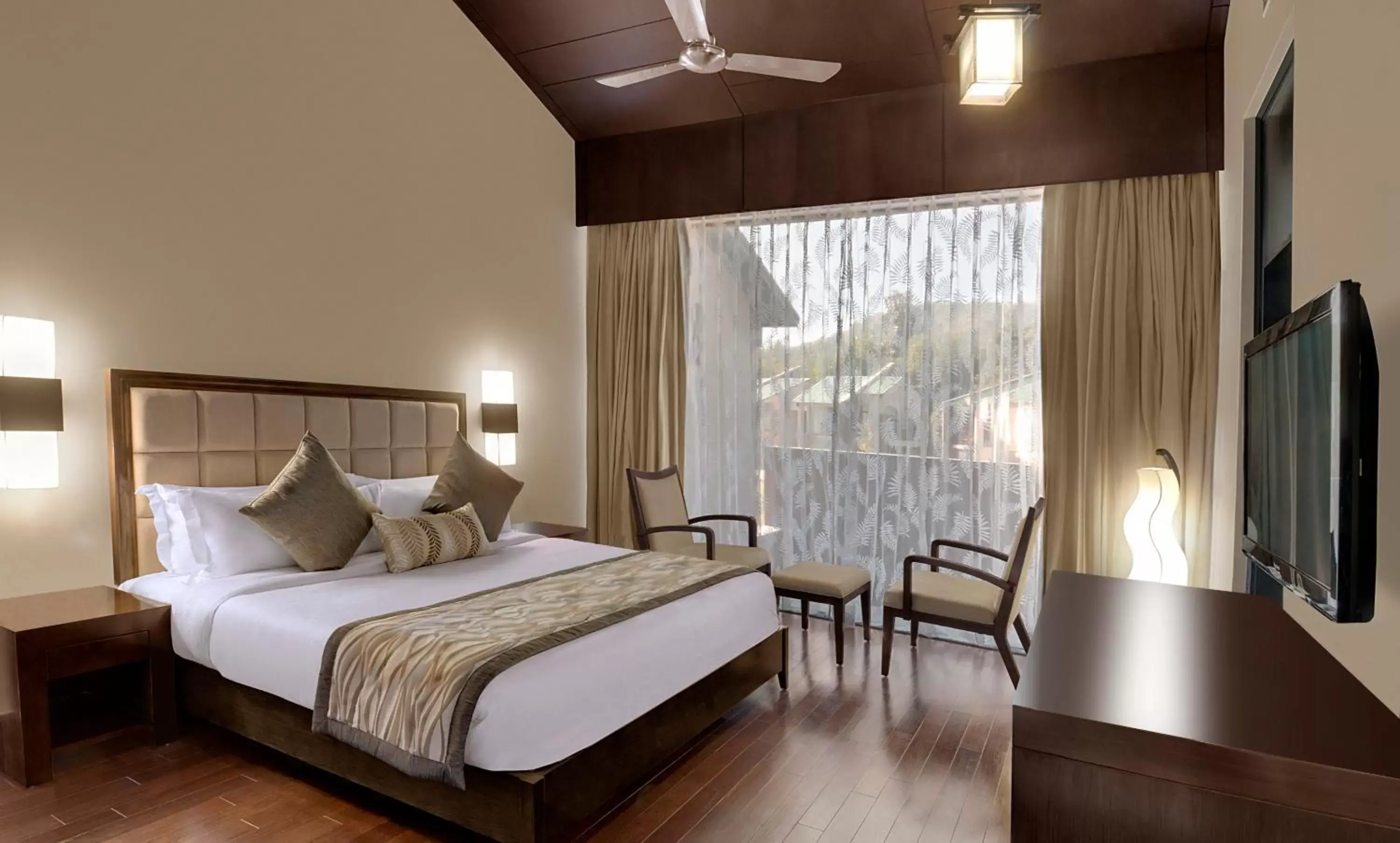 Photo of the whole room, Bed in Namah Resort Jim Corbett, a member of Radisson Individuals