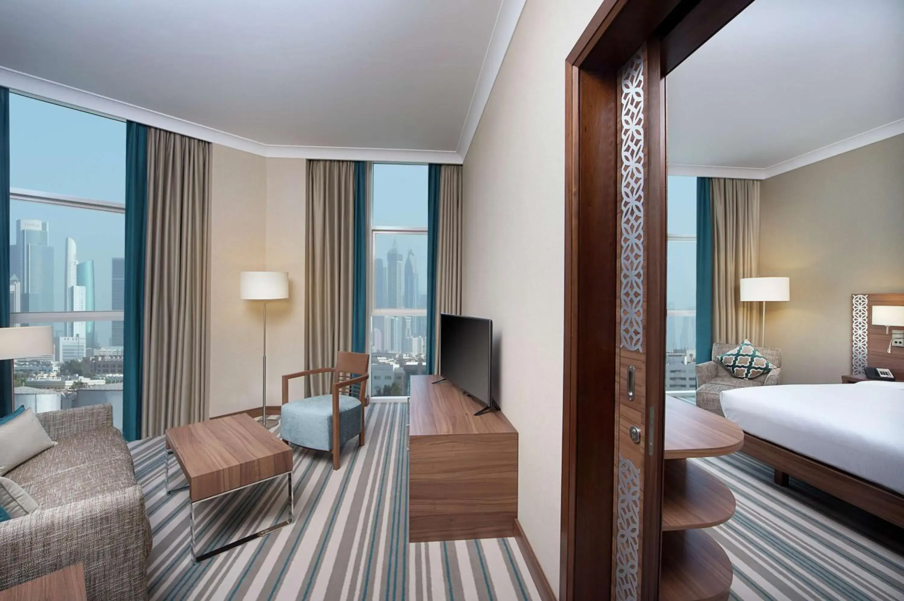 Living room in Hilton Garden Inn Dubai Al Mina - Jumeirah