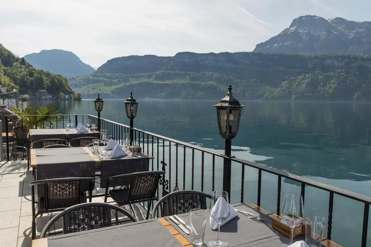 Restaurant/places to eat, Mountain View in Seehotel Schwert