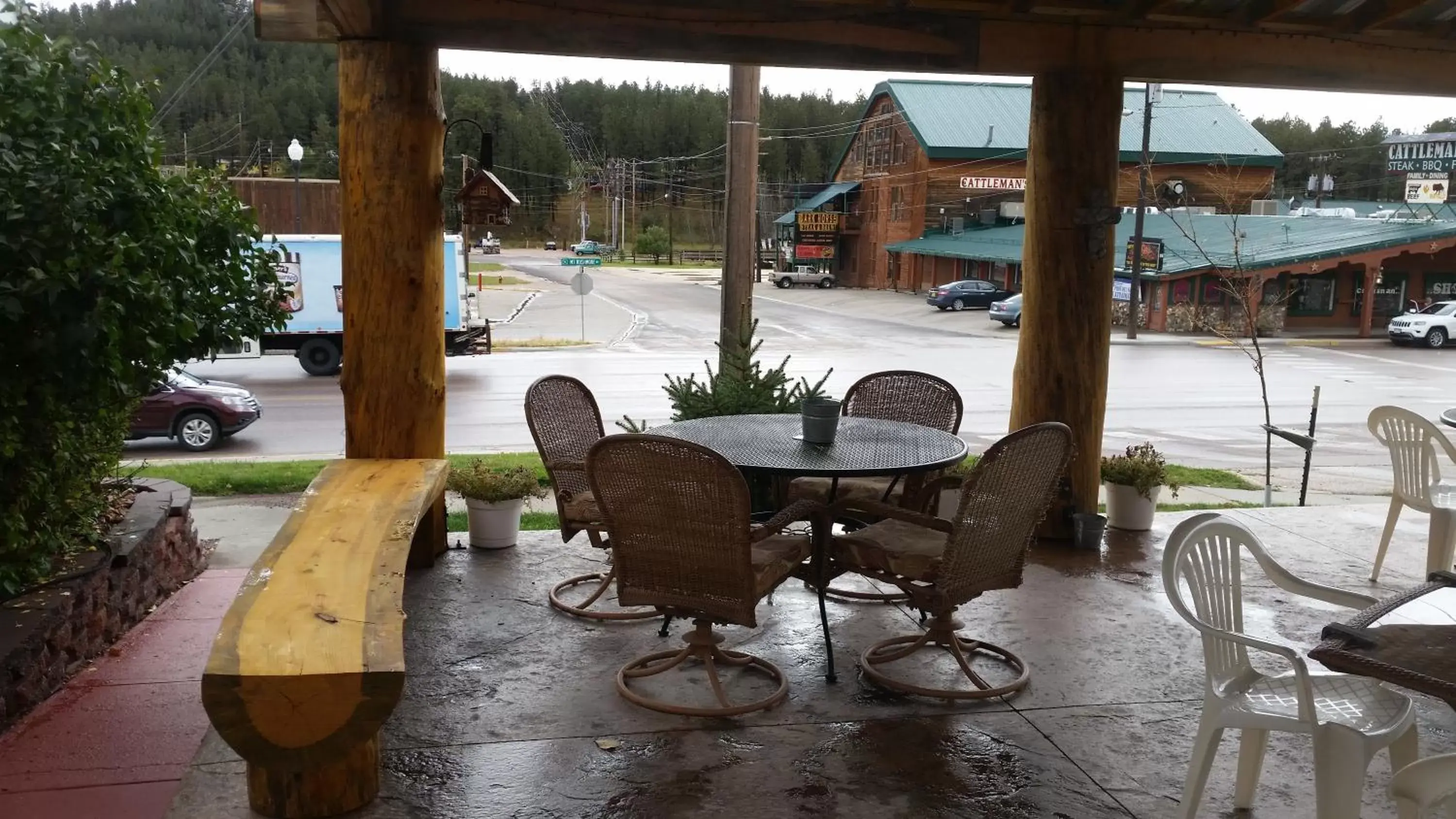 Patio in Rocket Motel