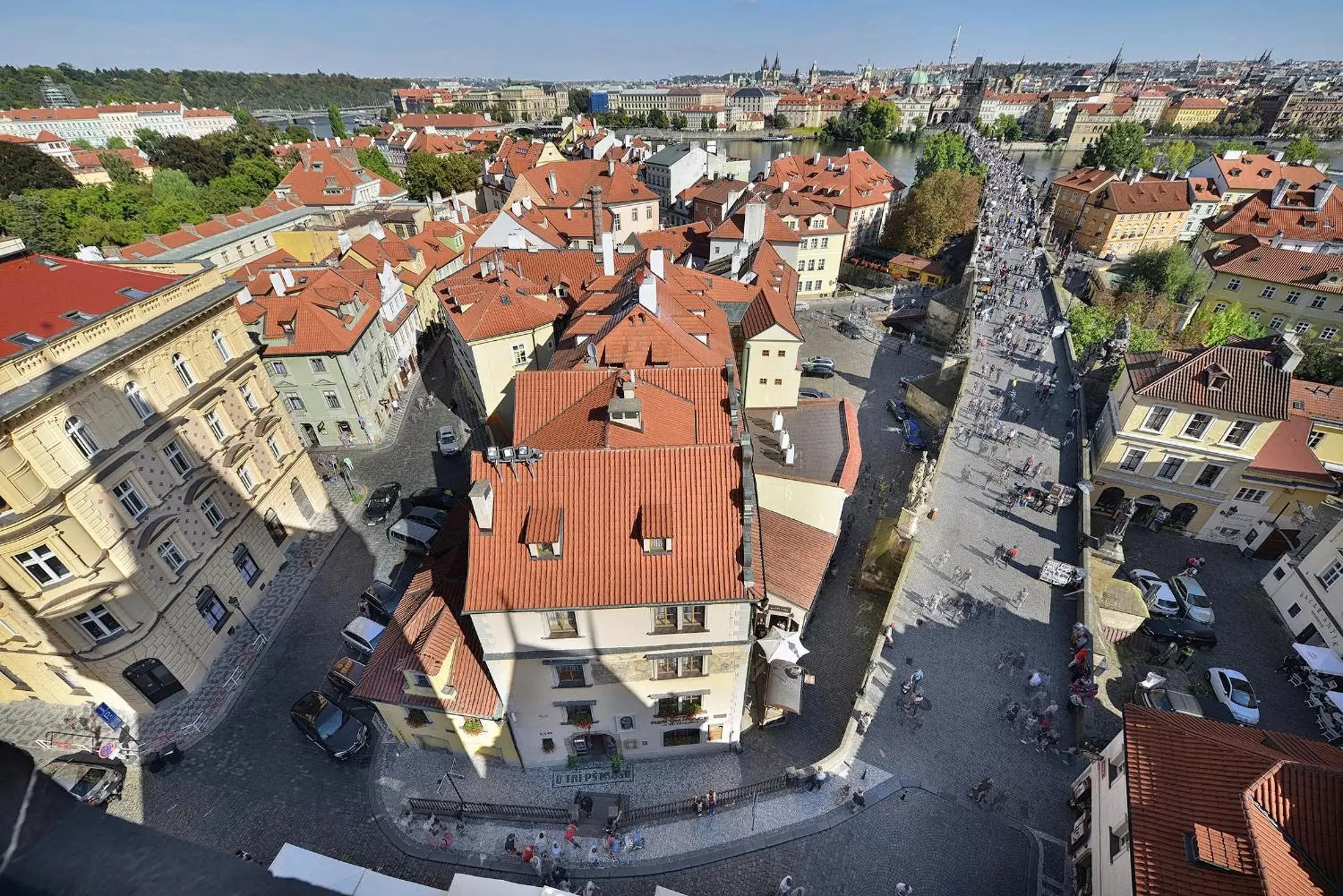 Bird's-eye View in Hotel U 3 Pstrosu