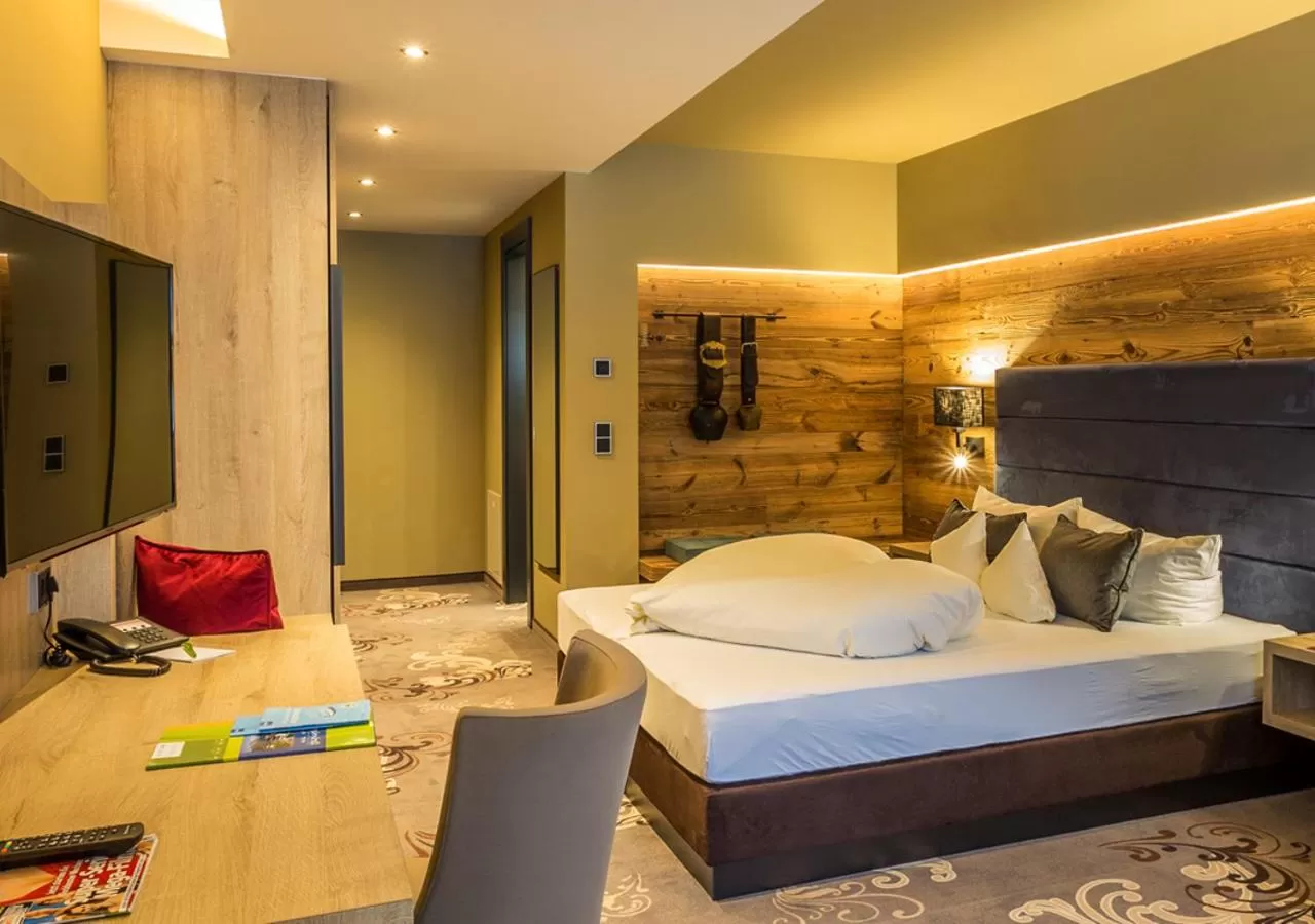 Bed in Hotel Bergruh