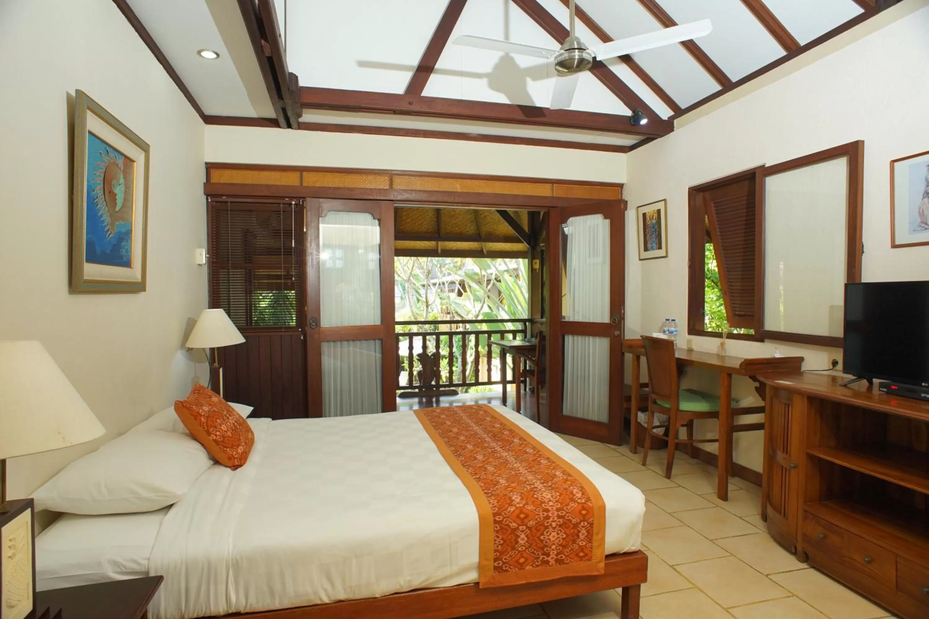 Bed in Pondok Agung Bed & Breakfast