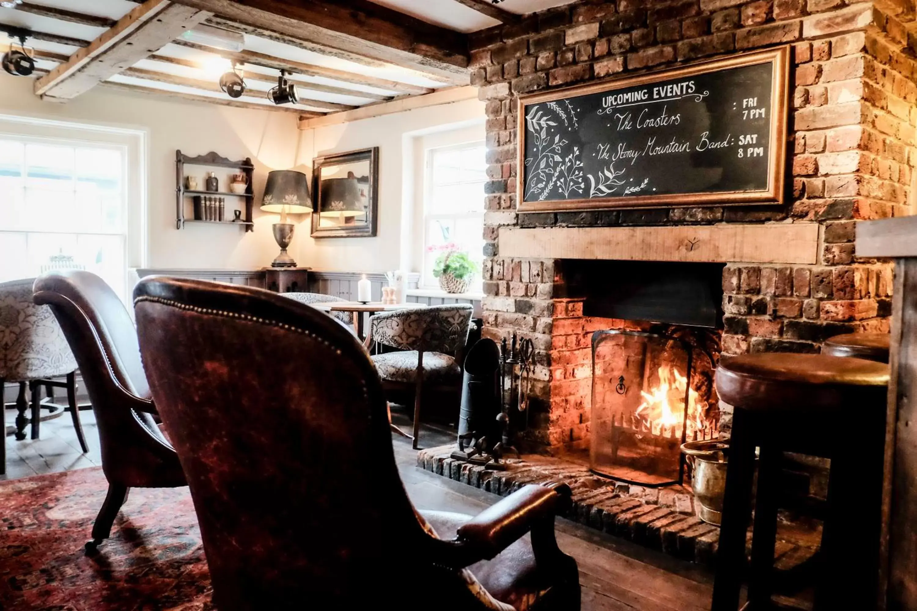 Lounge or bar, Seating Area in The Crown Inn