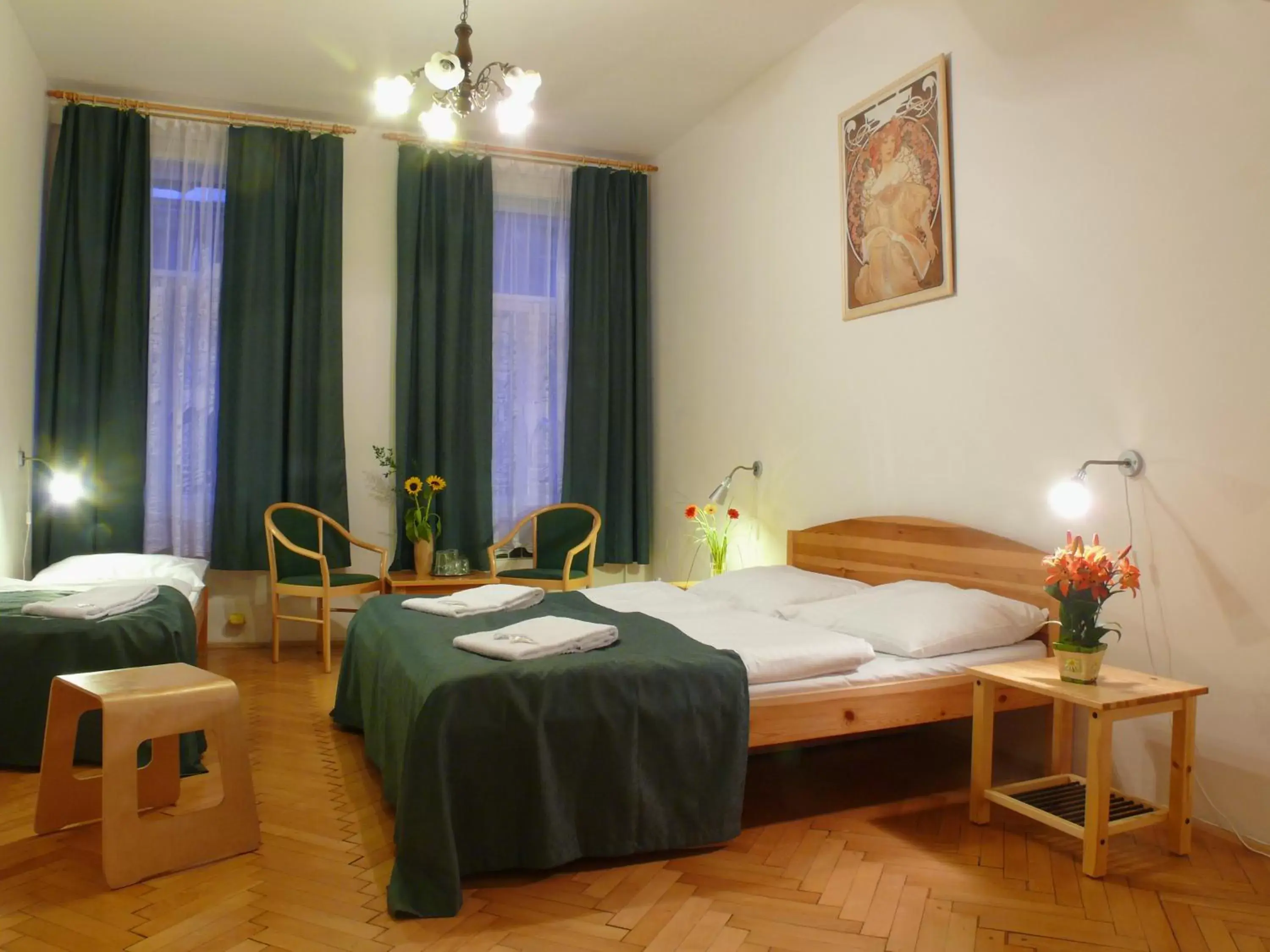 Photo of the whole room, Bed in Pension Prague City