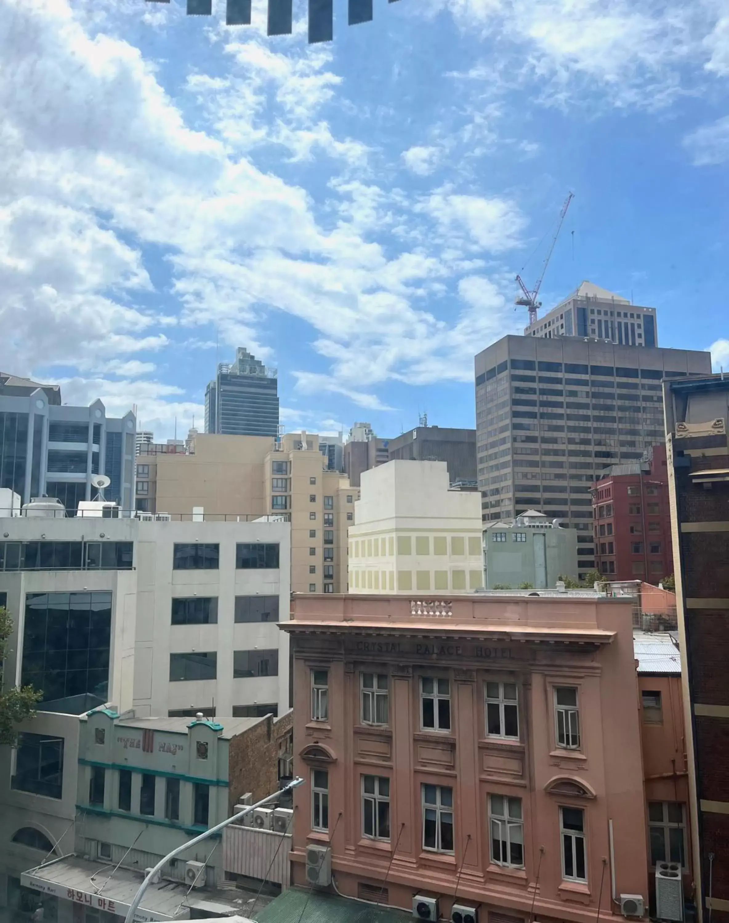 City view in Central Studio Hotel Sydney