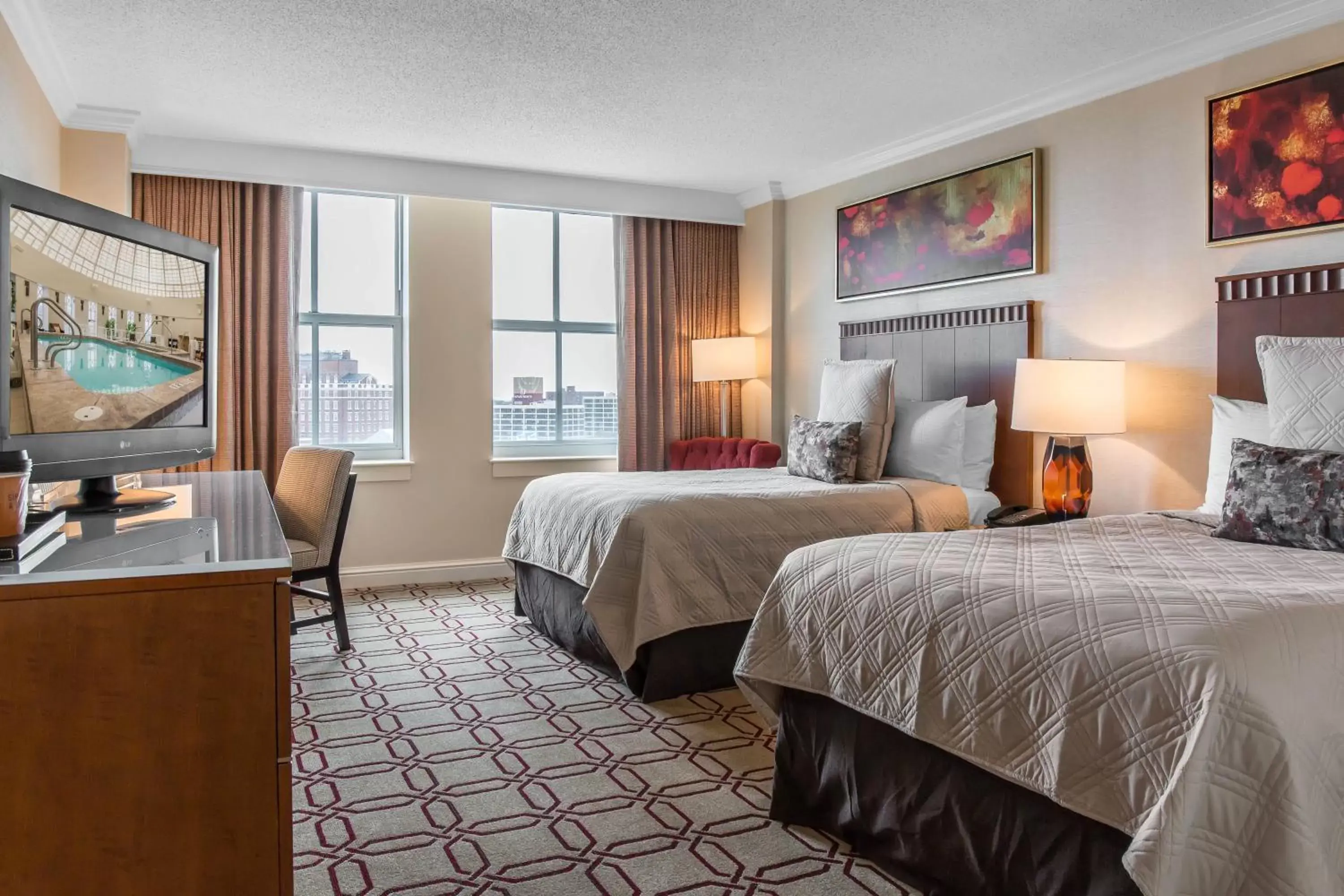 Deluxe Room with Two Double Beds in Omni Providence