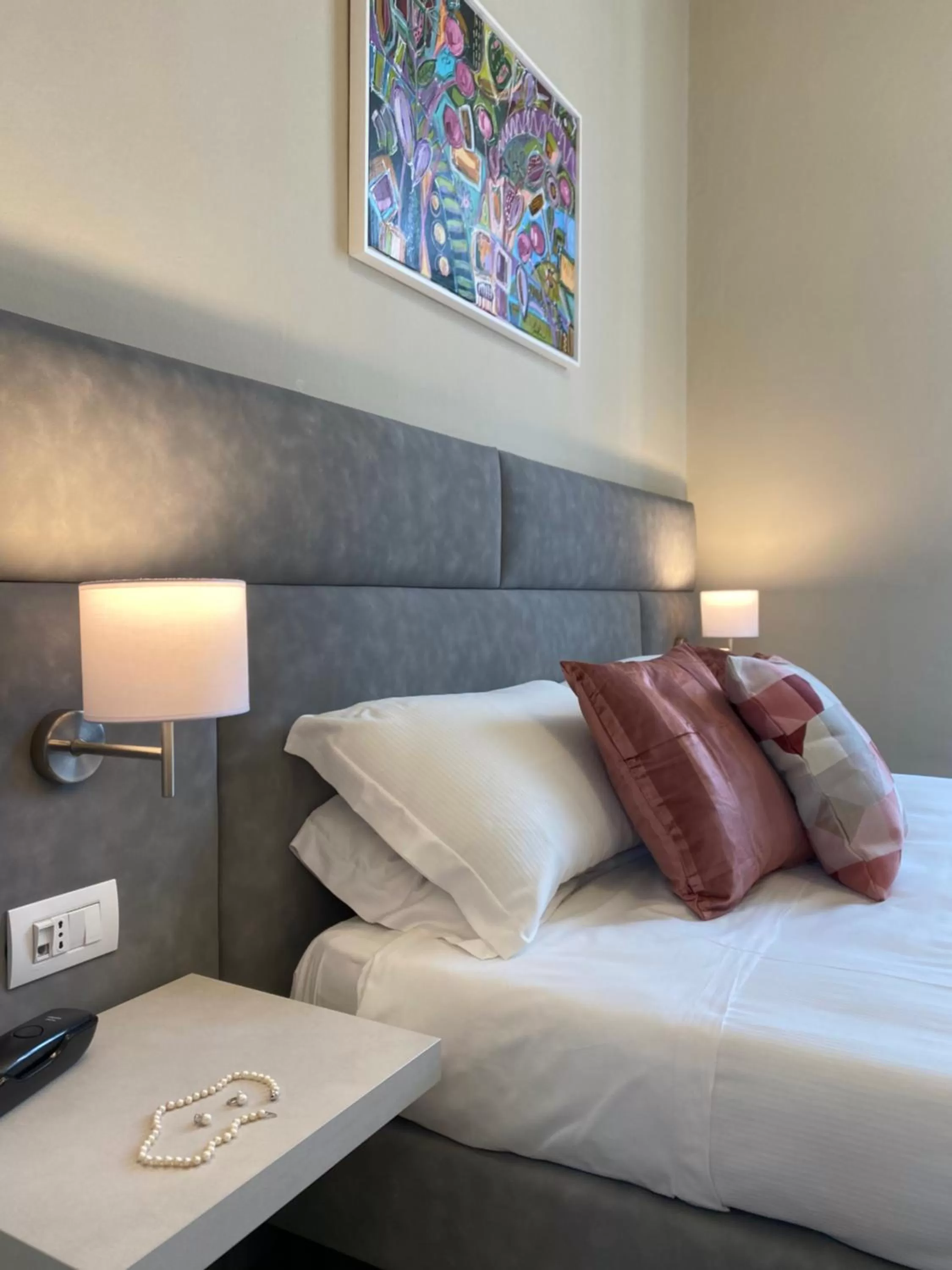 Decorative detail, Bed in Hotel Eletto