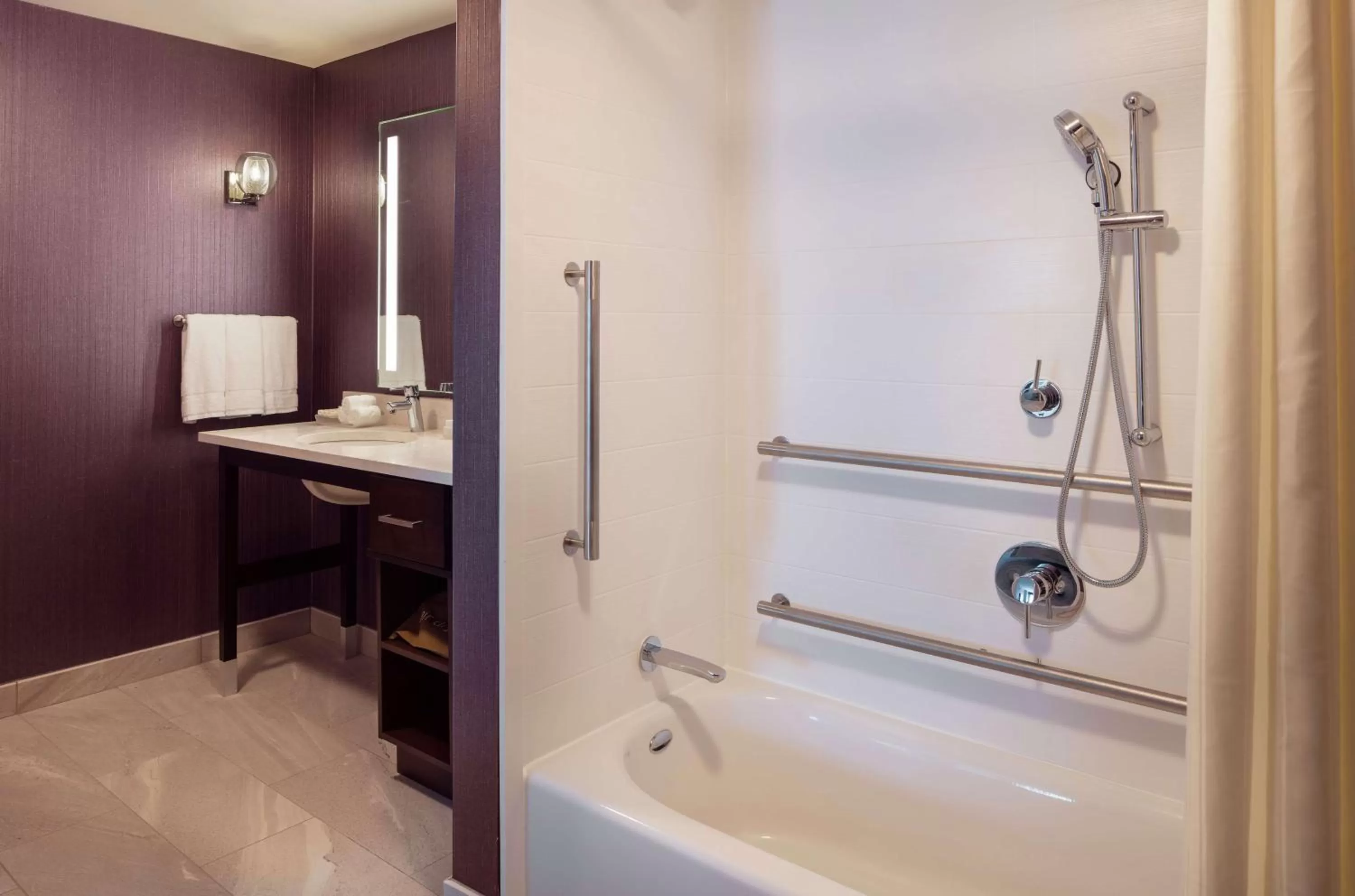 Bathroom in Homewood Suites by Hilton Needham Boston