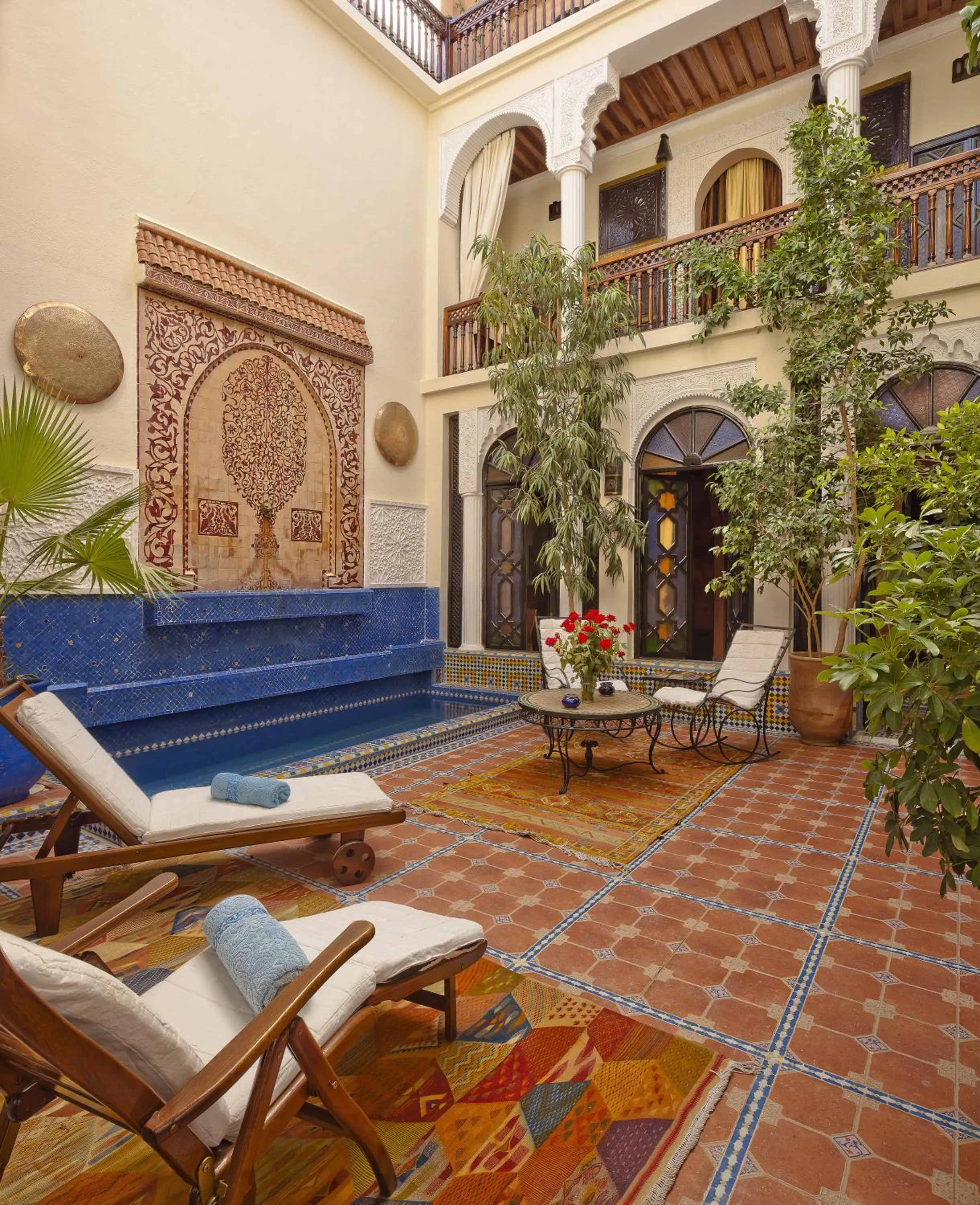 Swimming pool in Riad 58 Blu