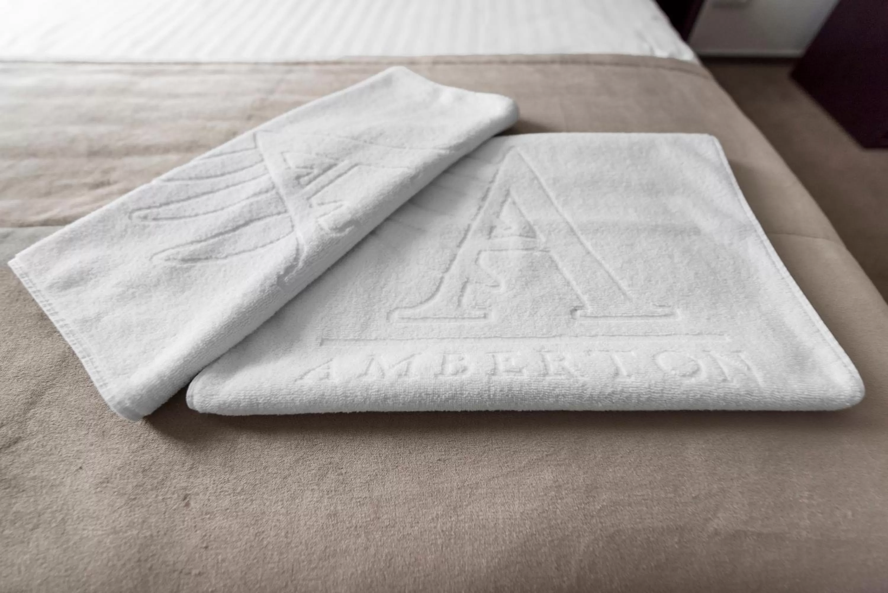 Property logo or sign, Bed in Amberton Cozy Hotel Kaunas