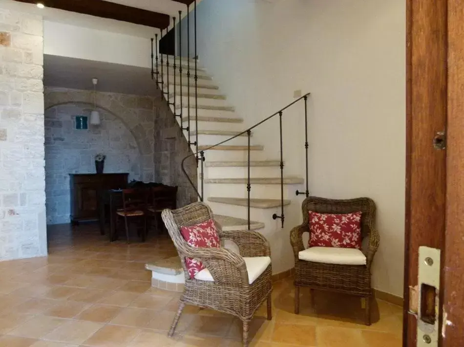 Decorative detail, Seating Area in B&B Casa Dorsi