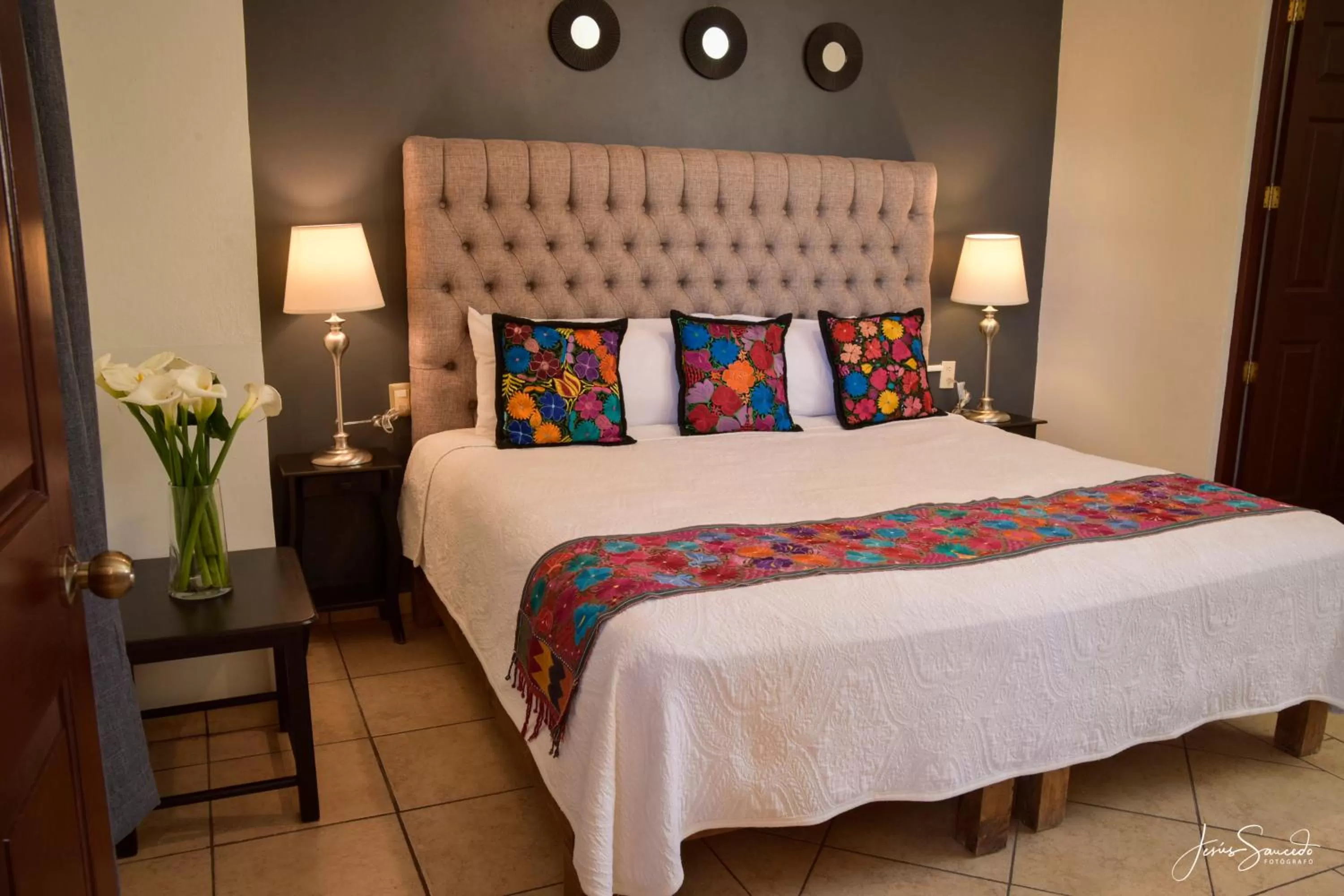 Bed in Del Centro Hotel Bernal