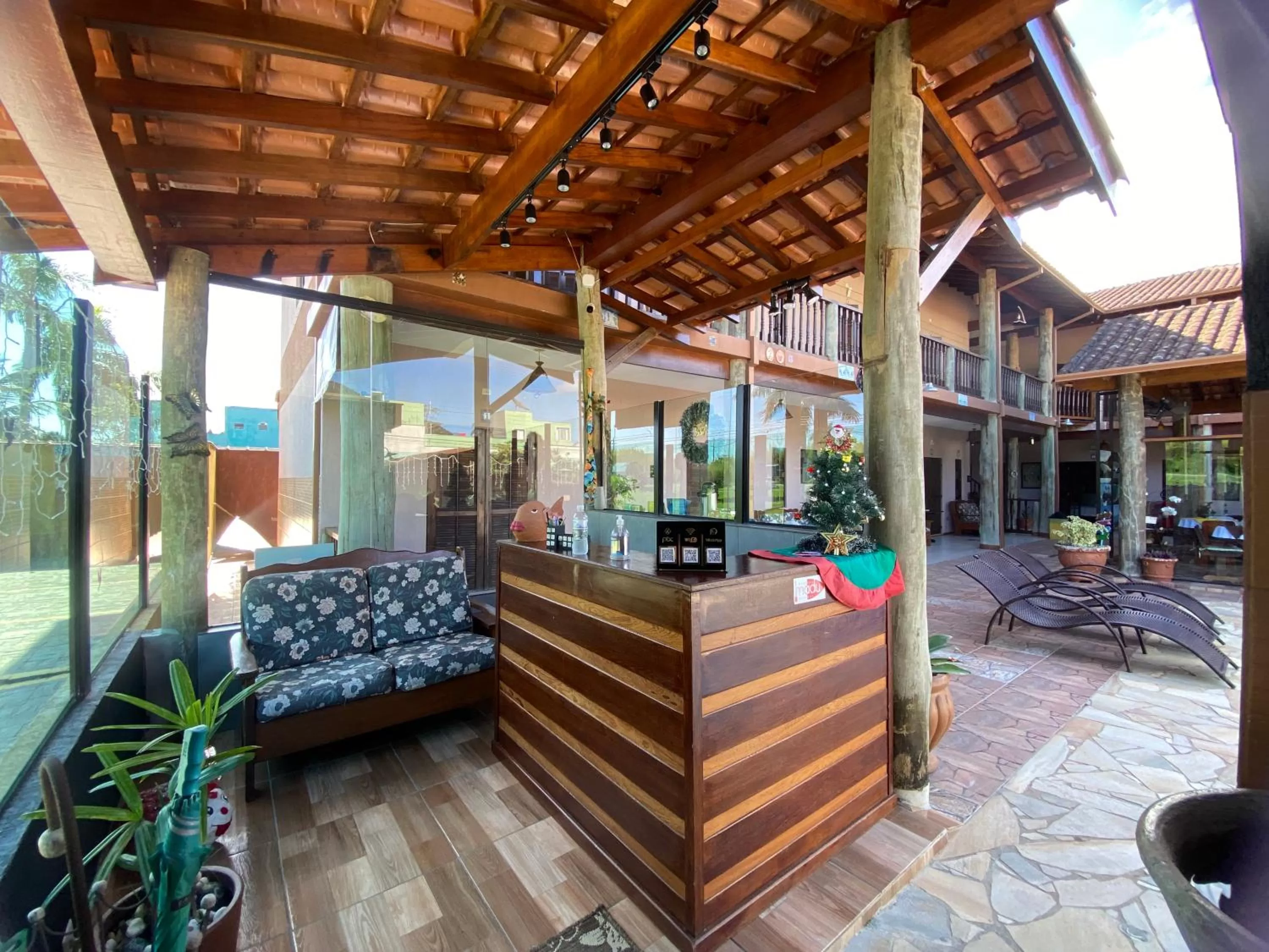 Lobby or reception in Pousada Madu