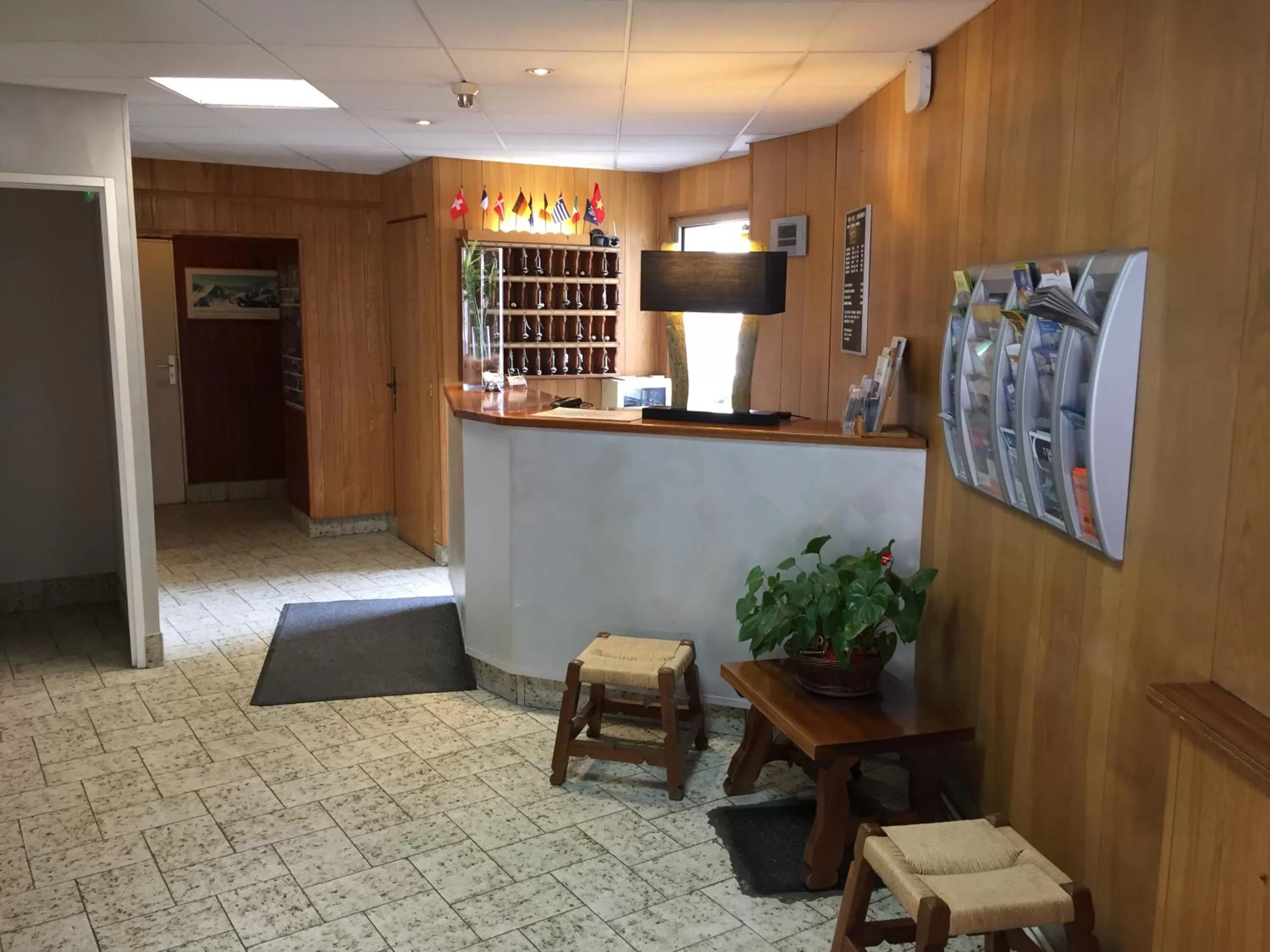 Lobby or reception in Hôtel Mont-Brison