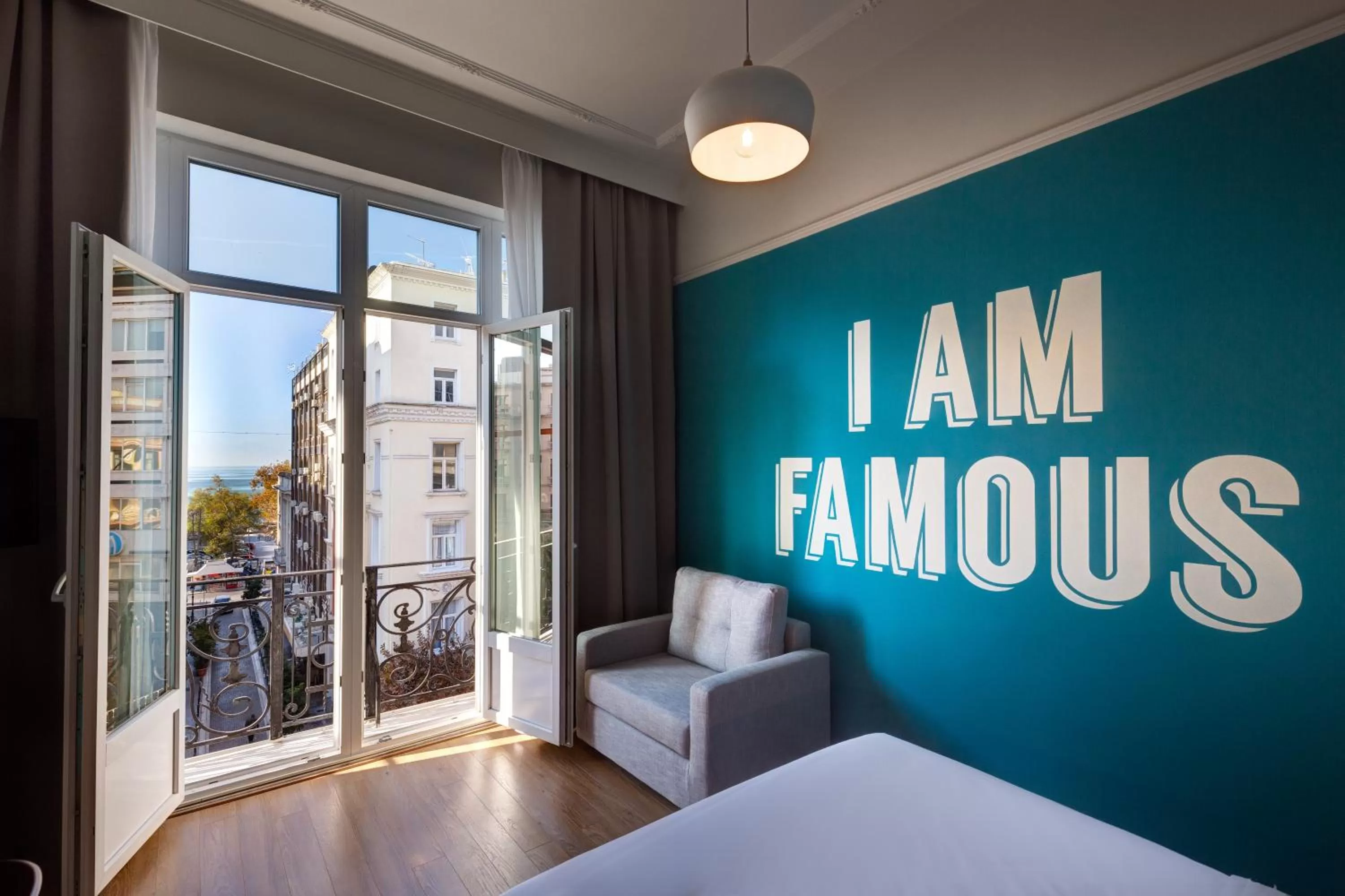 Decorative detail, Bed in Colors Urban Hotel Thessaloniki