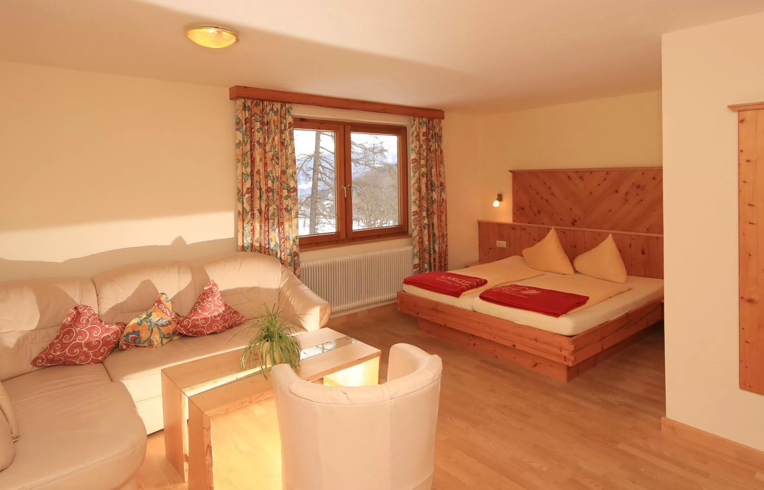 Bedroom, Bed in Naturhotel Lärchenhof