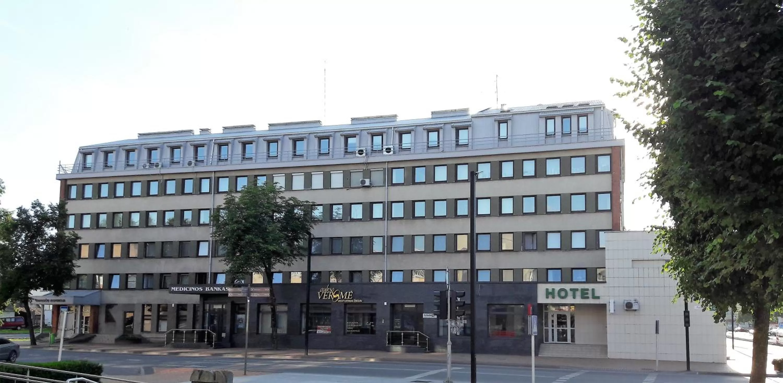 Facade/entrance in Dzukija Hotel